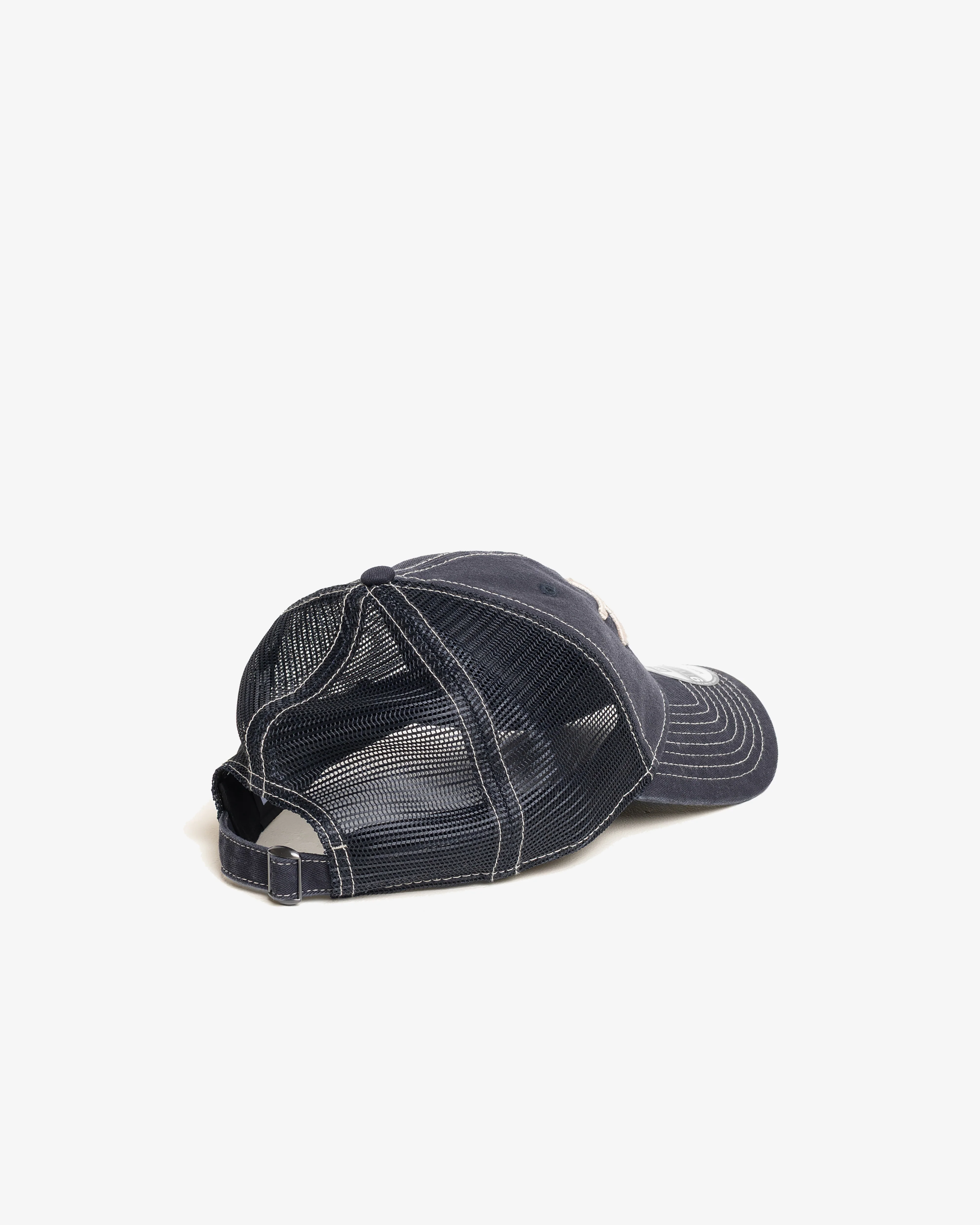 Stüssy - Men's Washed Basic Trucker 9Twenty - (Navy) - Image 3