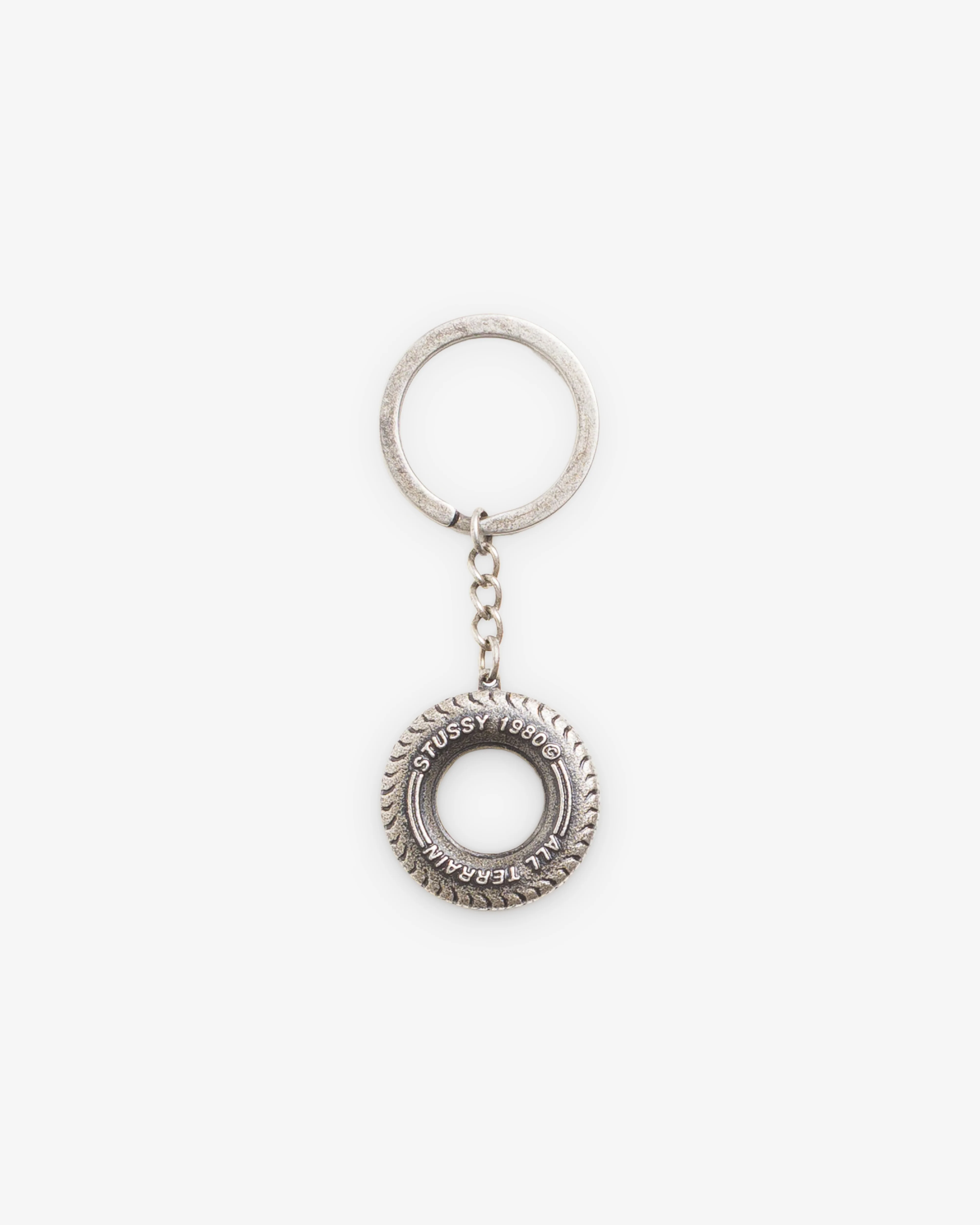 Stüssy - Tire Keychain - (Silver) - Image 2