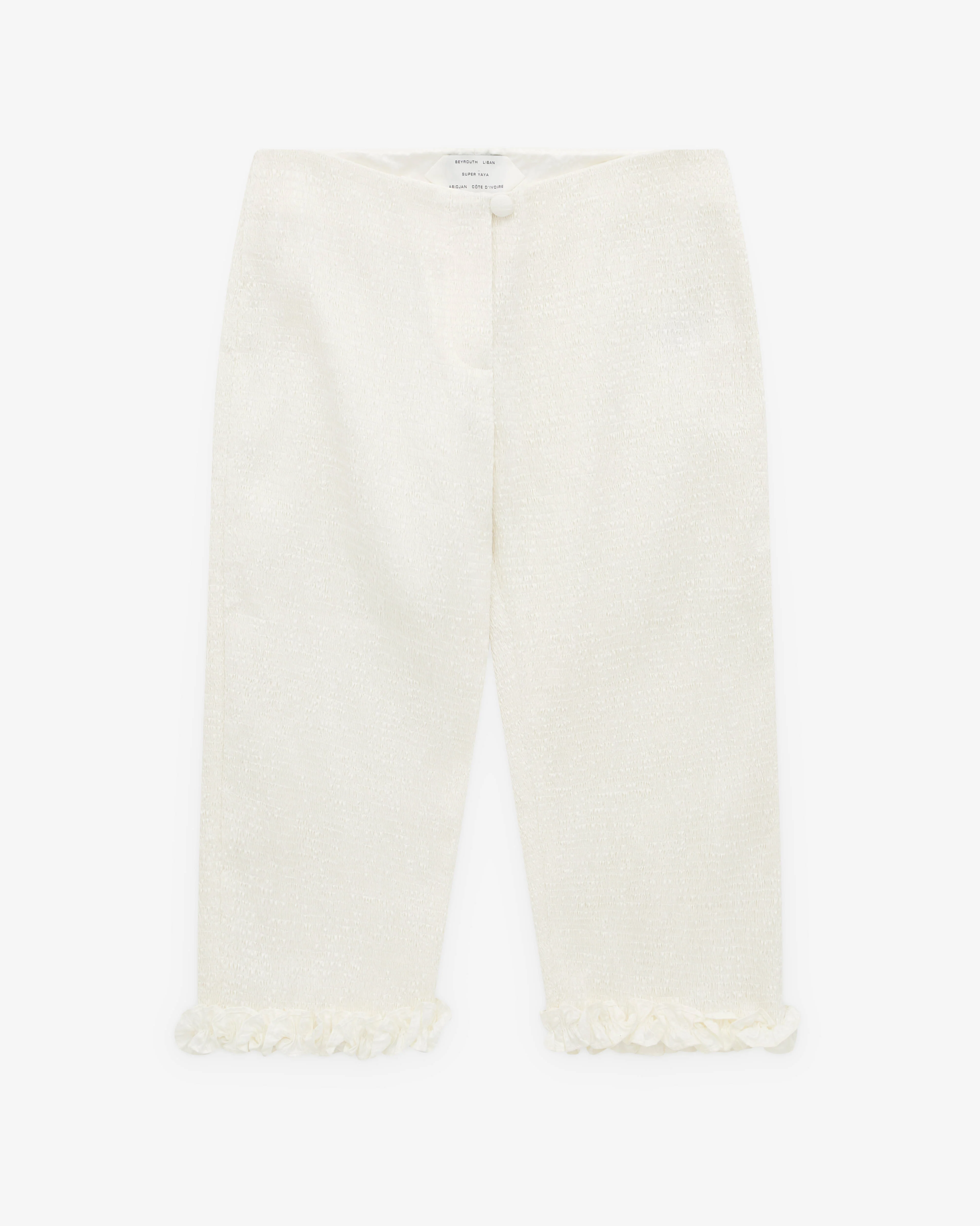 Super Yaya - Women’s Rita Oriental Capri - (White)