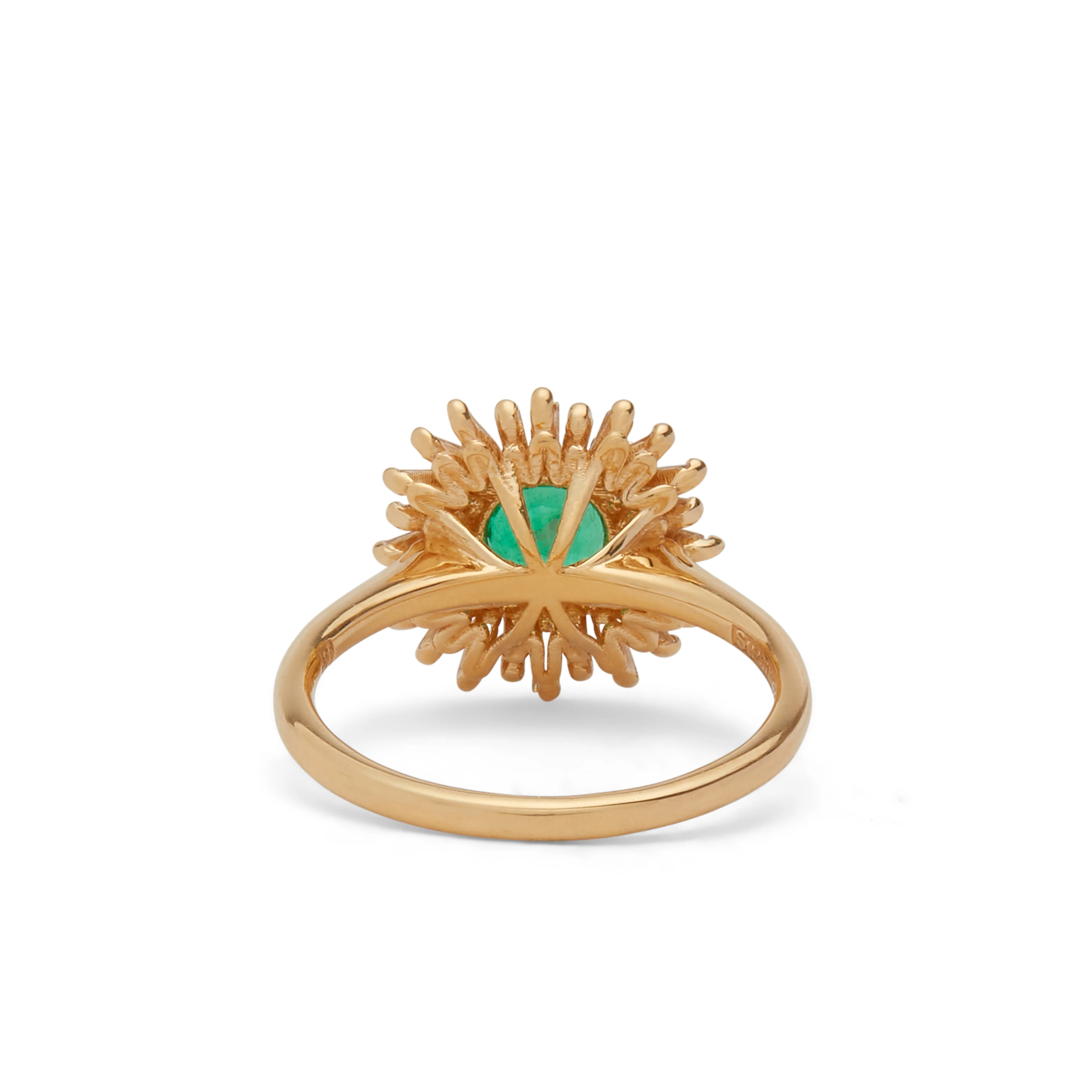 Suzanne Kalan - One of Kind Emerald Ring - (Yellow Gold) - Image 3