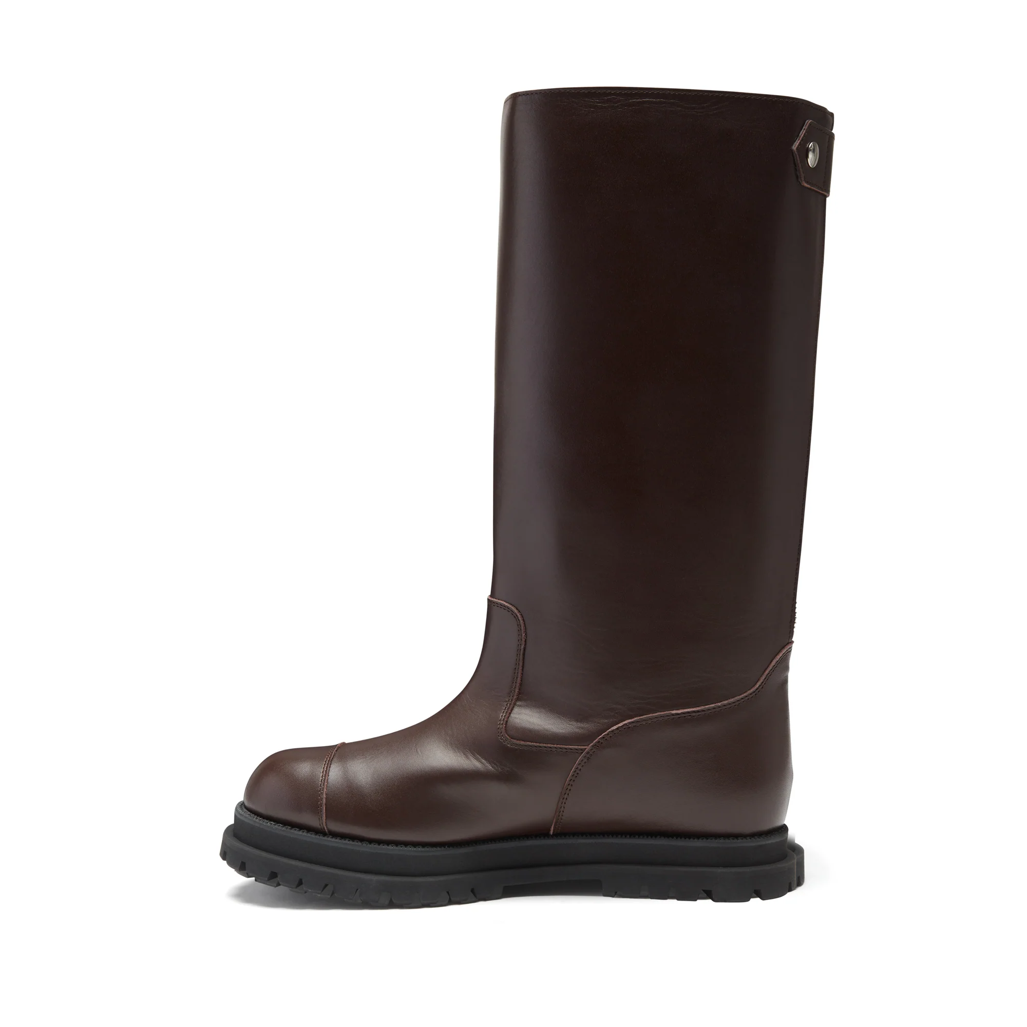 Tao - Knee High Leather Boots - (Brown) - Image 2