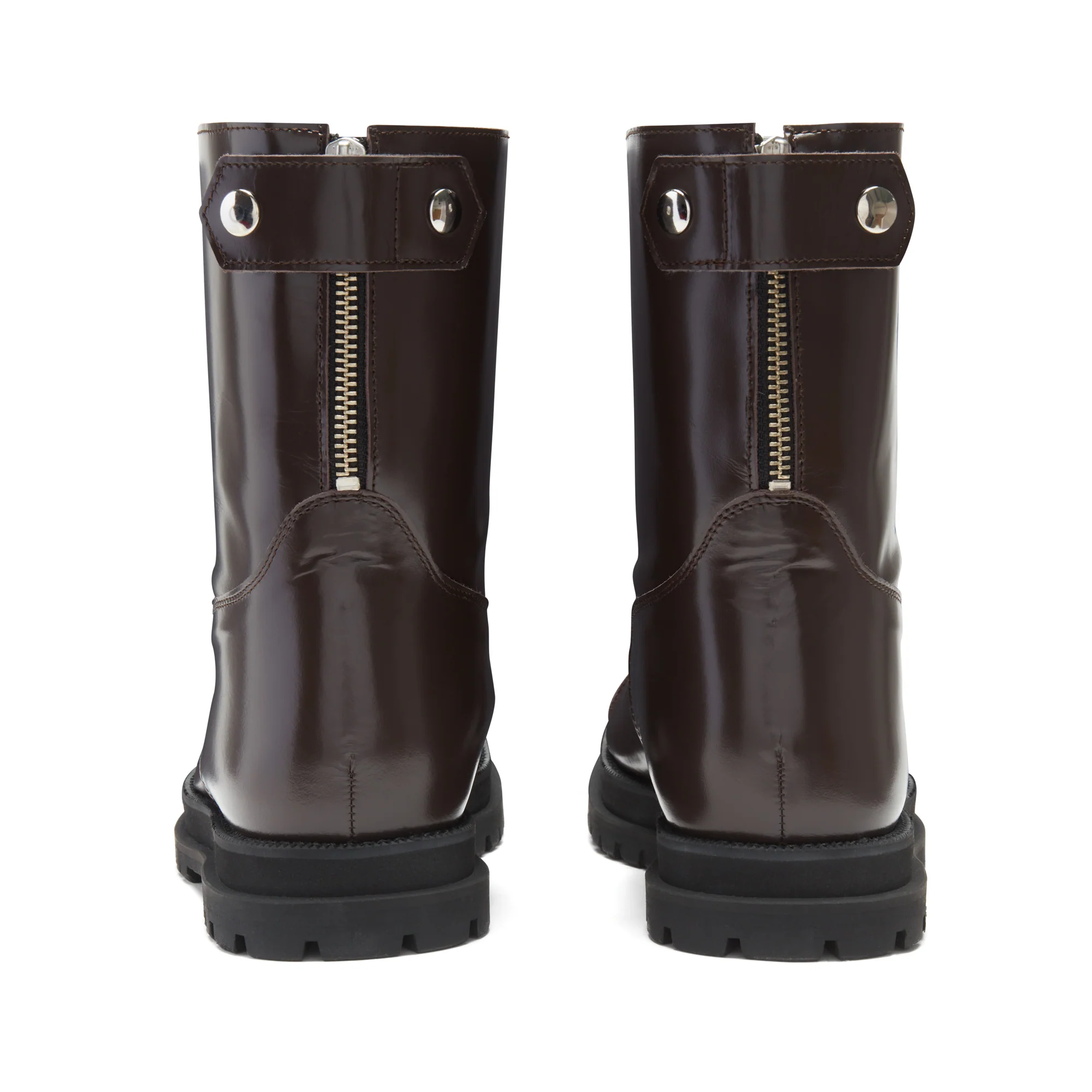 Tao - Ankle Leather Boots - (Brown) - Image 4