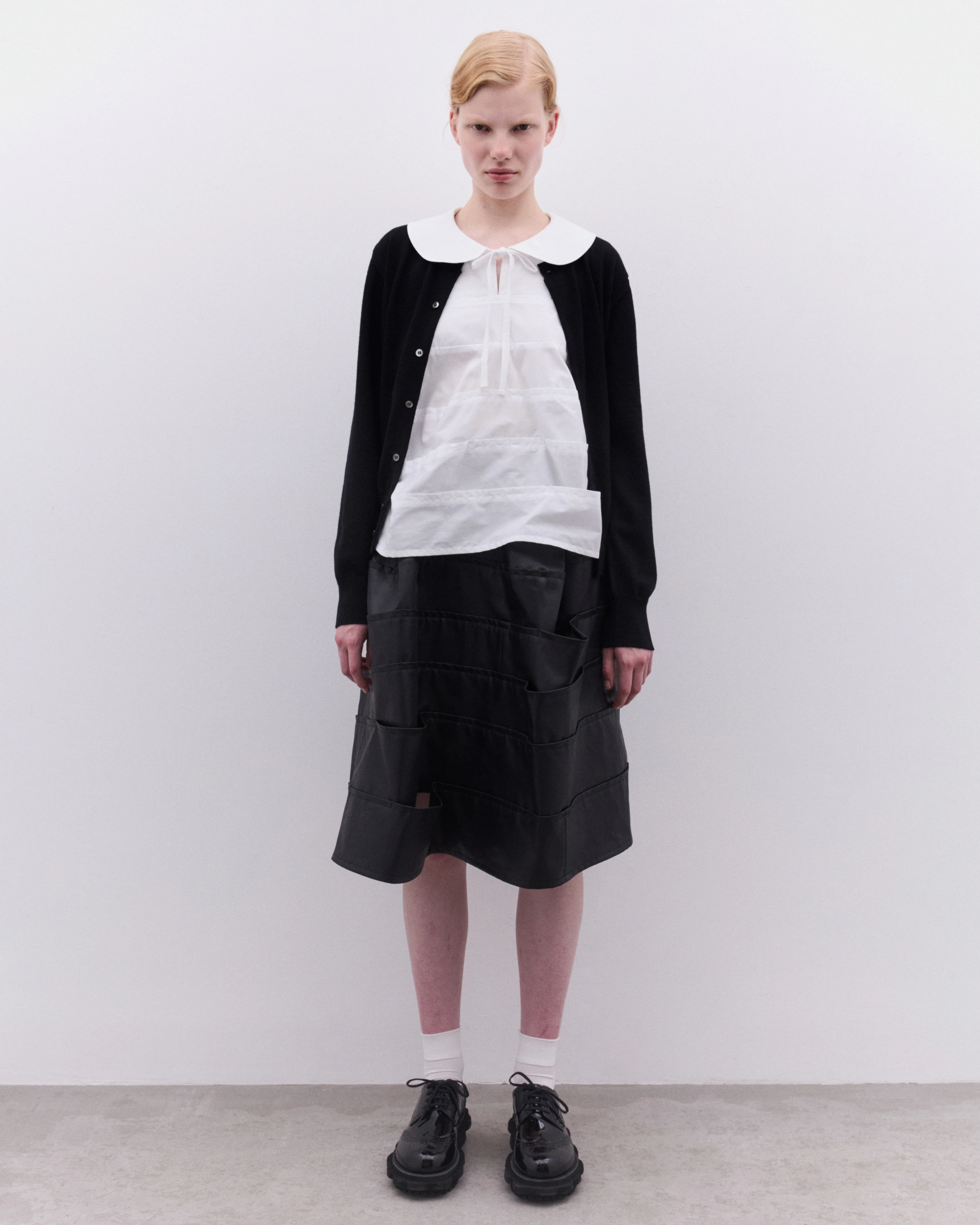 Tao - Women’s Round Neck Cardigan - (Black) - Image 6