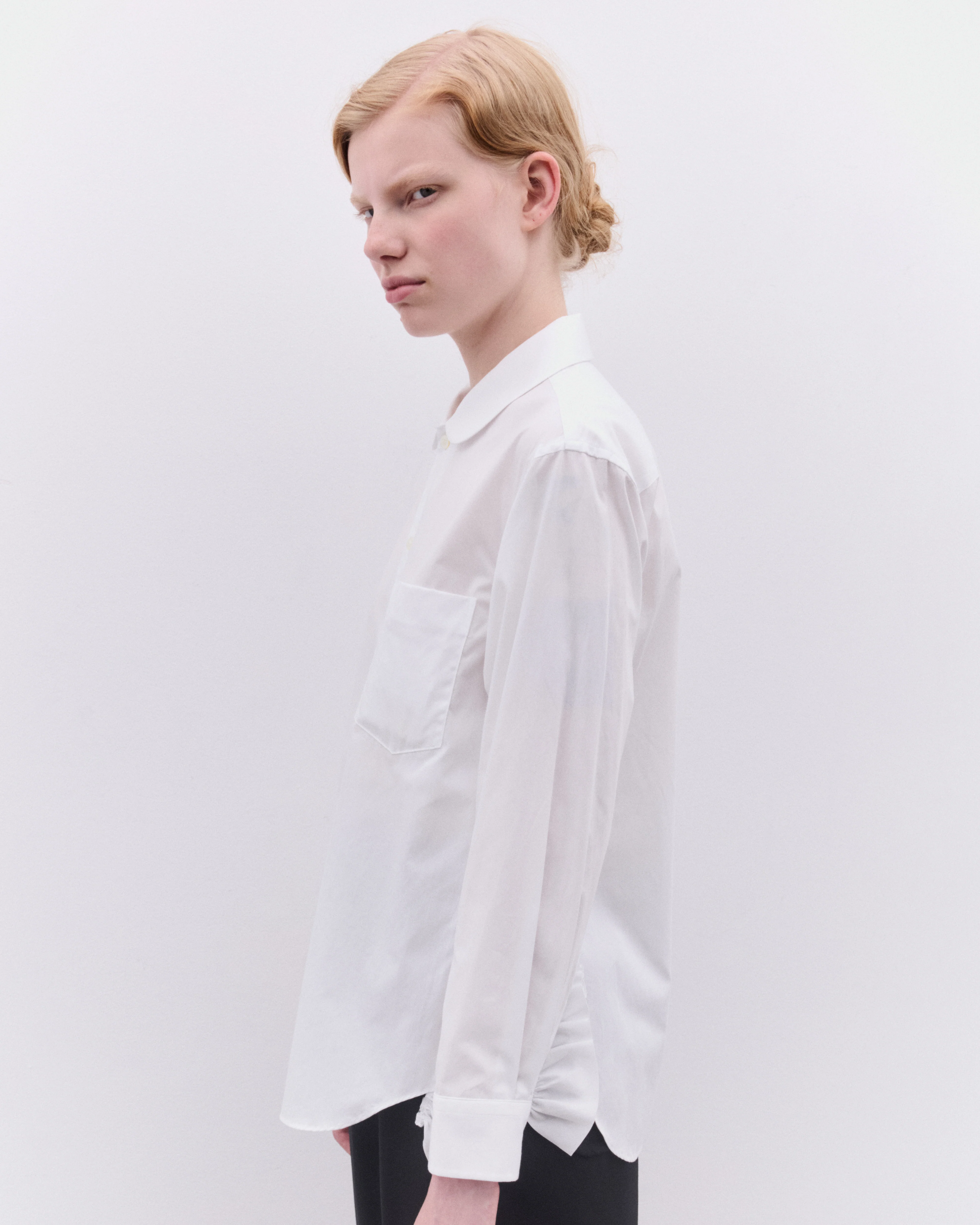 Tao - Women’s Ruffle Shirt - (White) - Image 3
