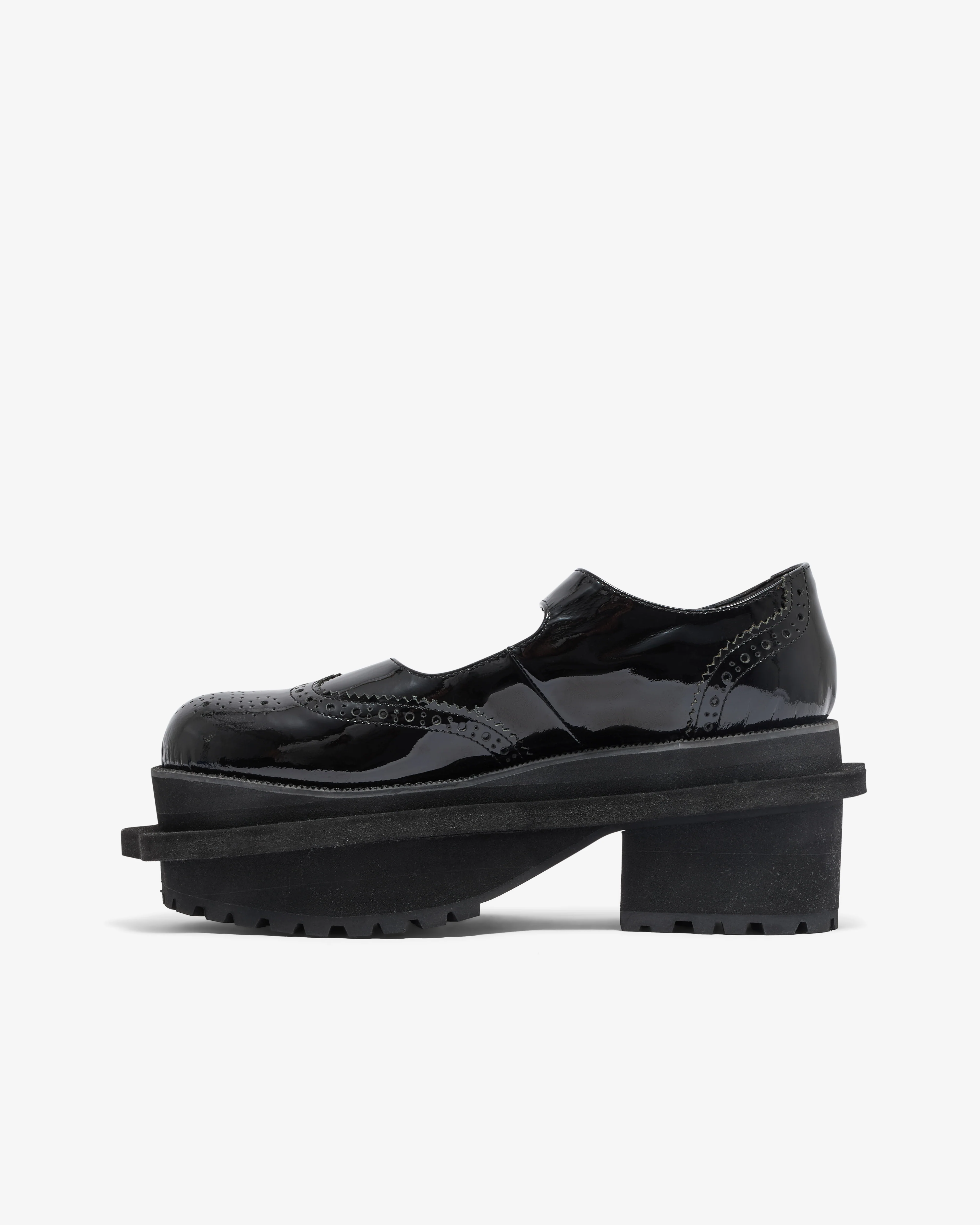 Tao - Women’s Heeled Mary Jane Shoes - (Black) - Image 2