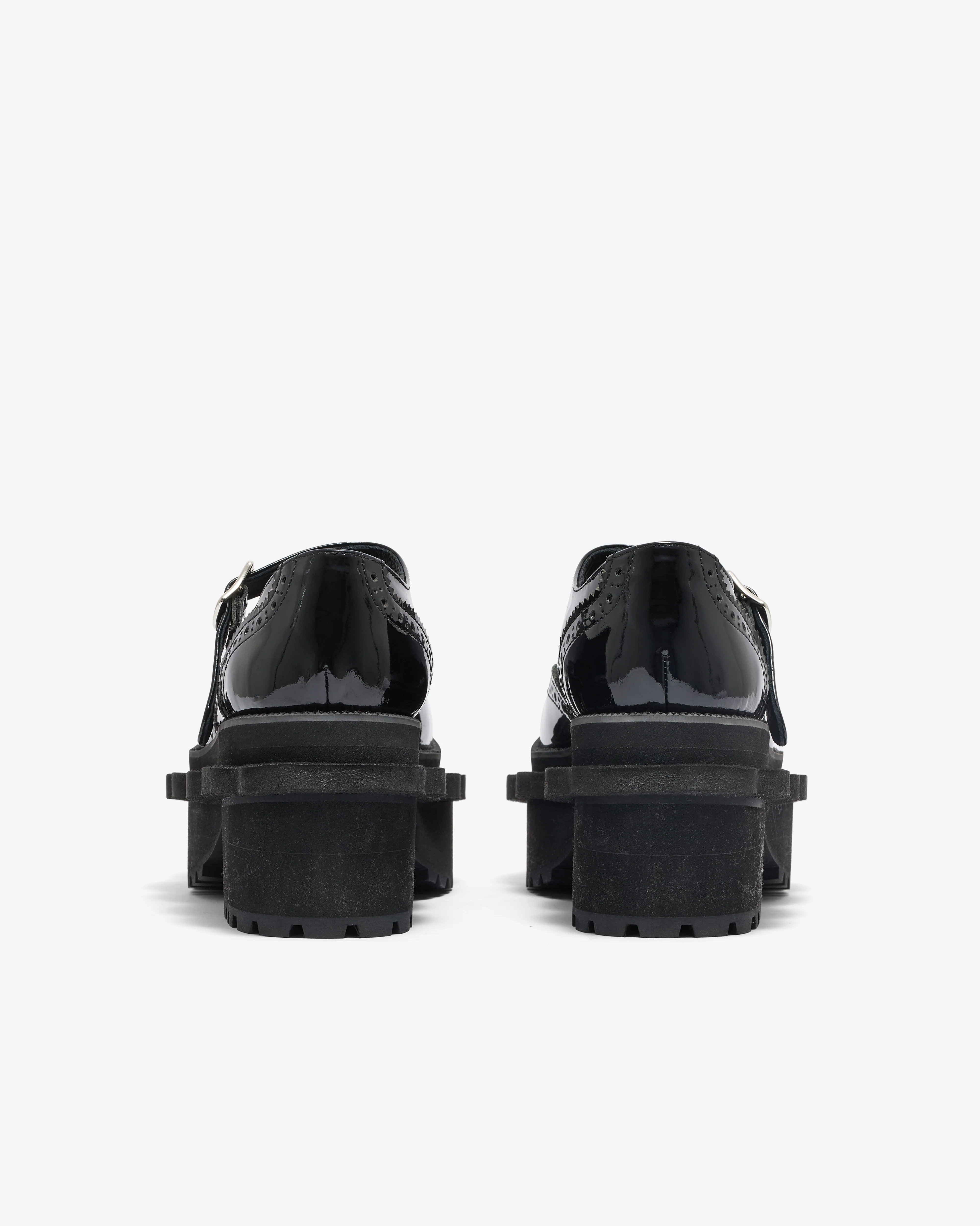 Tao - Women’s Heeled Mary Jane Shoes - (Black) - Image 3