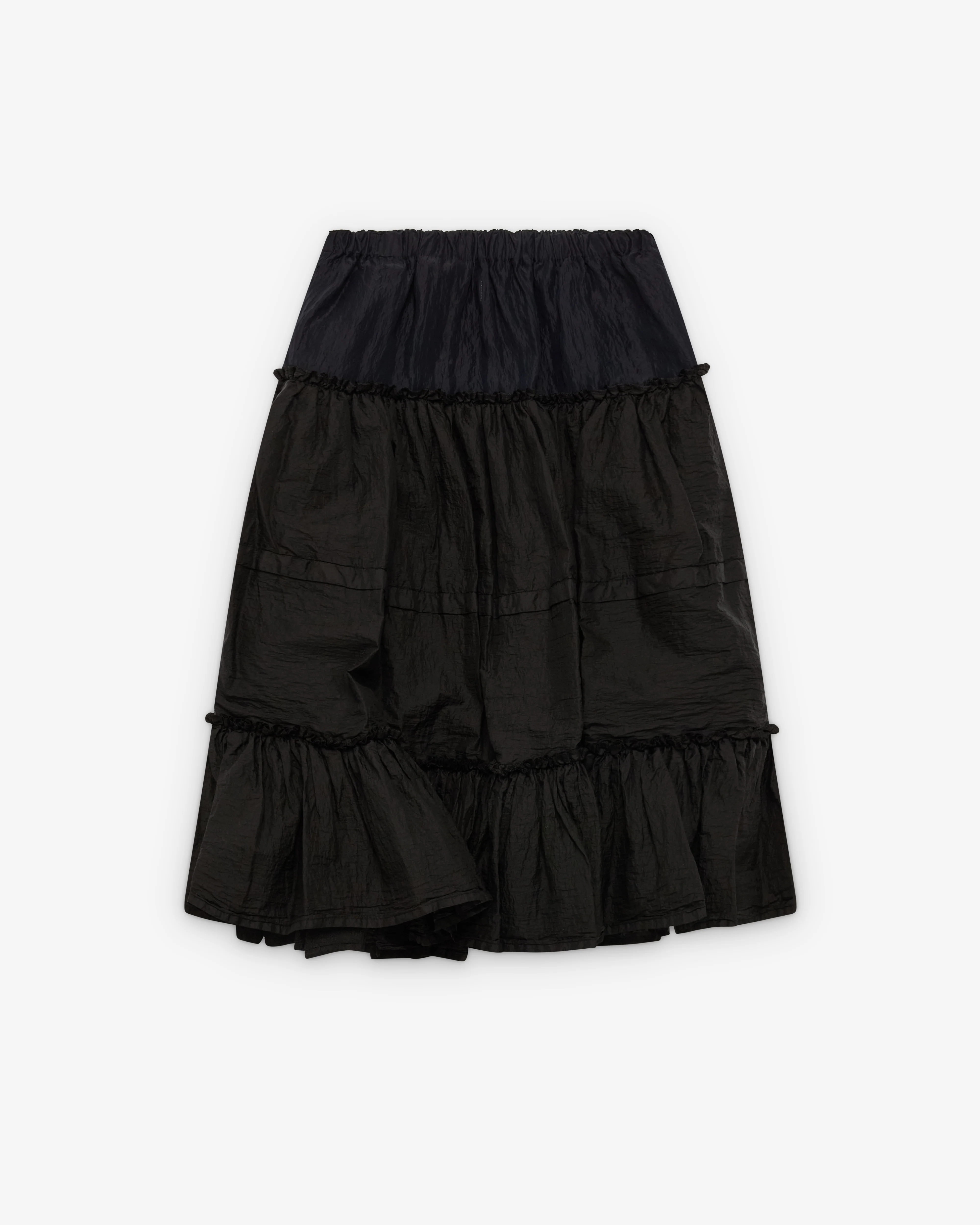 Tao - Women's Tiered Ruffle Skirt - (Black) - Image 2