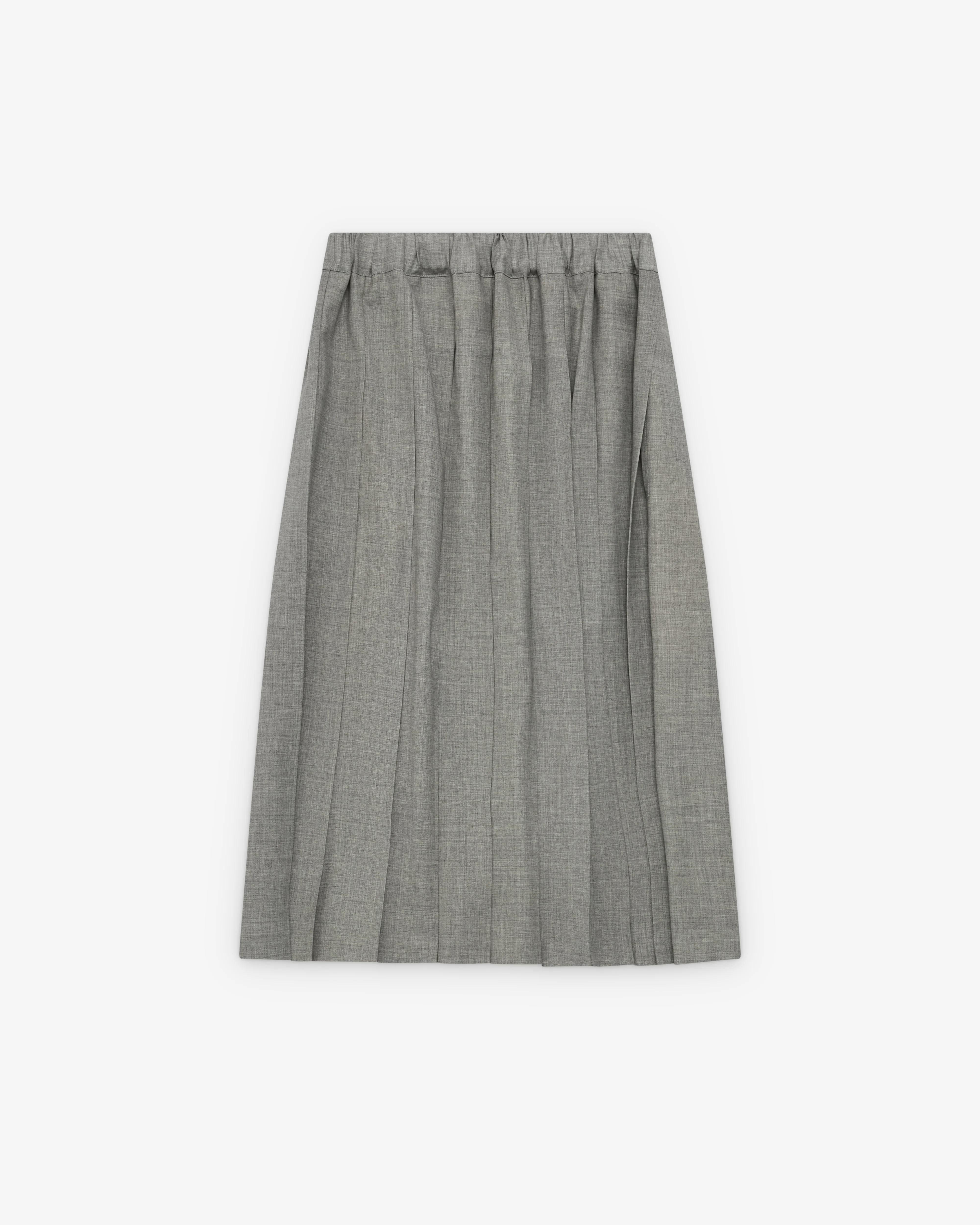 Tao - Women's Pleated Skirt - (Grey) - Image 2