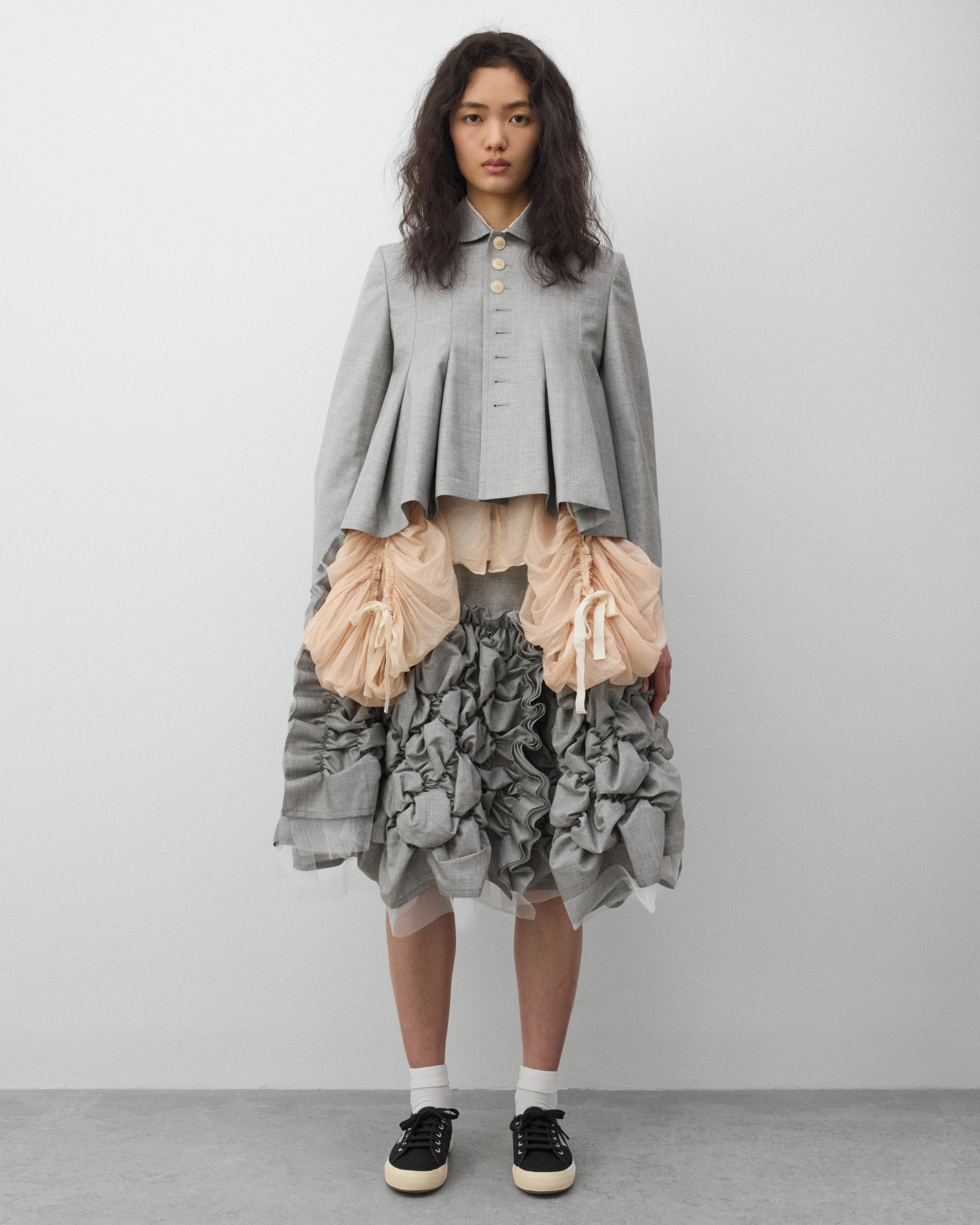 Tao - Women's Tulle Skirt - (Grey) - Image 6