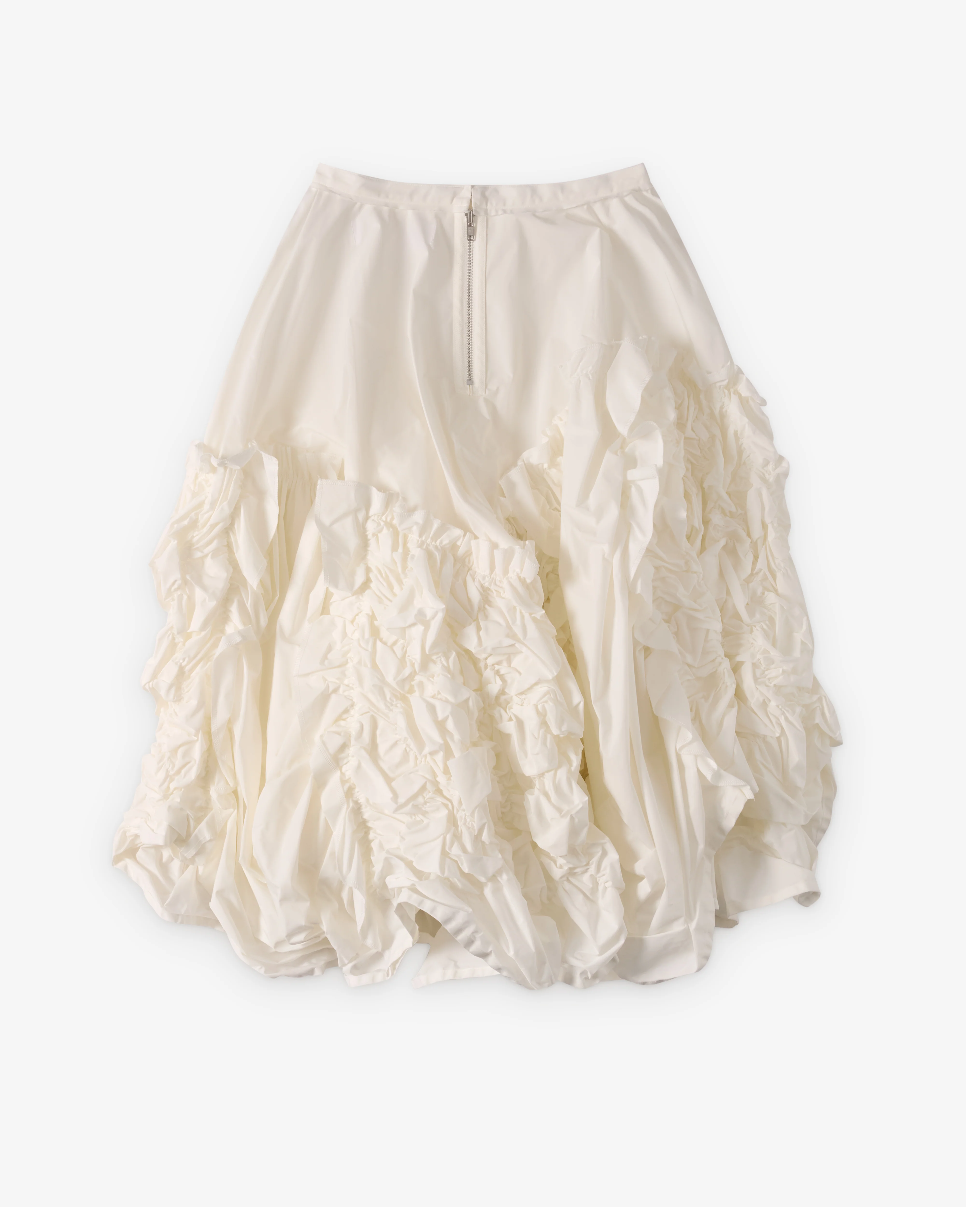Tao - Women's Asymmetric Technical Skirt - (White) - Image 2