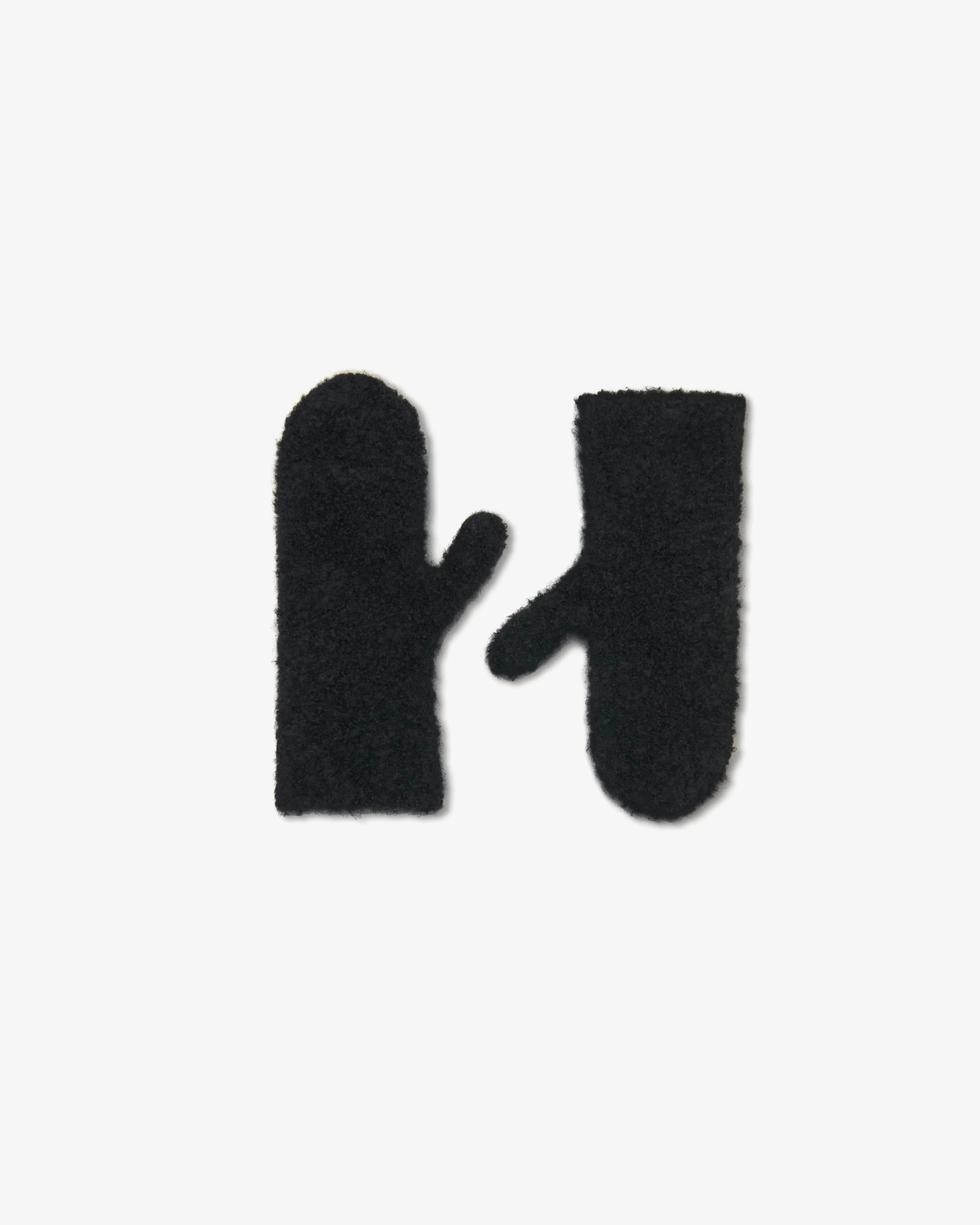 The Row - Women's Ladislas Mittens - (Faded Black) - Image 2
