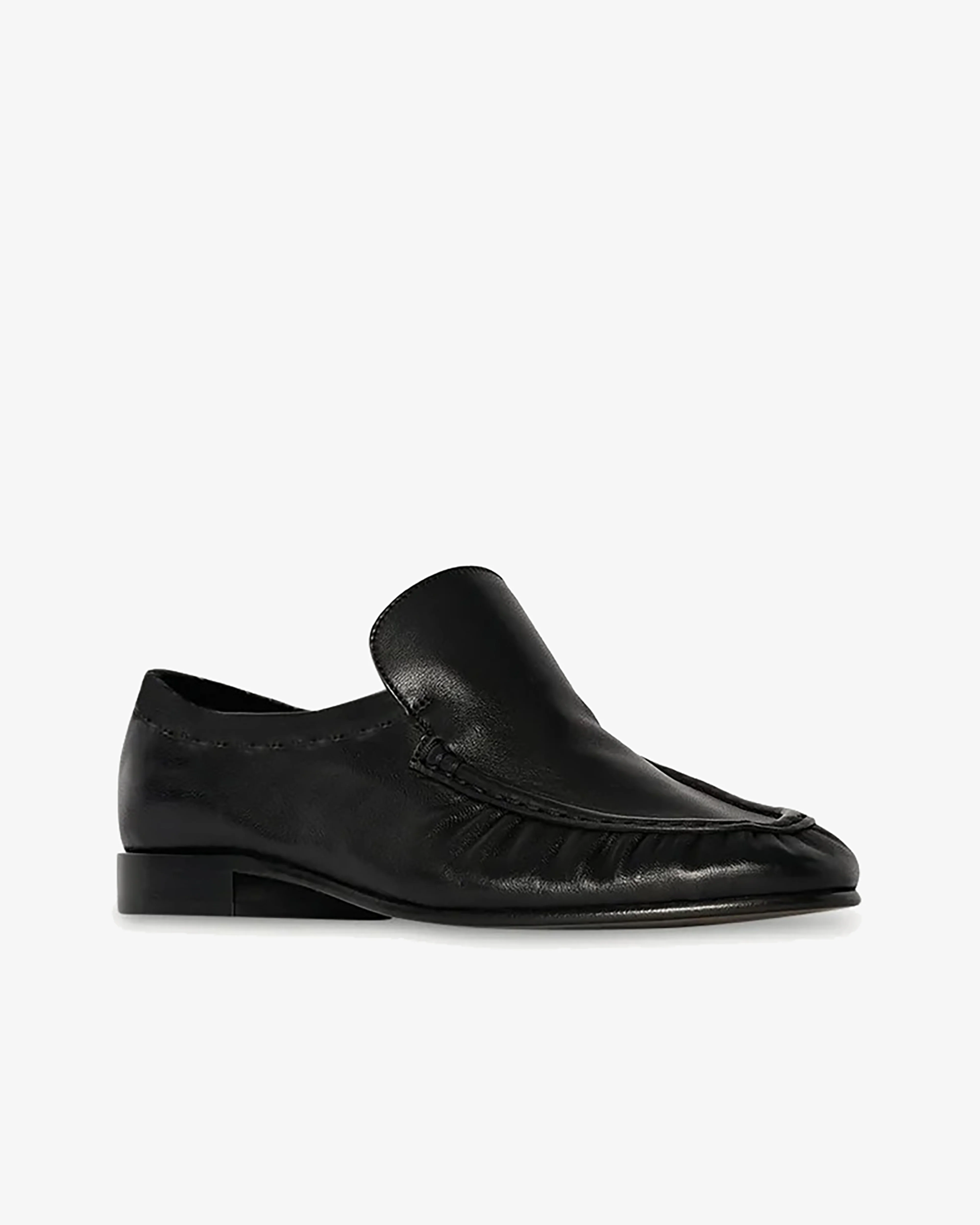 The Row  - Women's Soft Mocassin Two - (Black) - Image 3