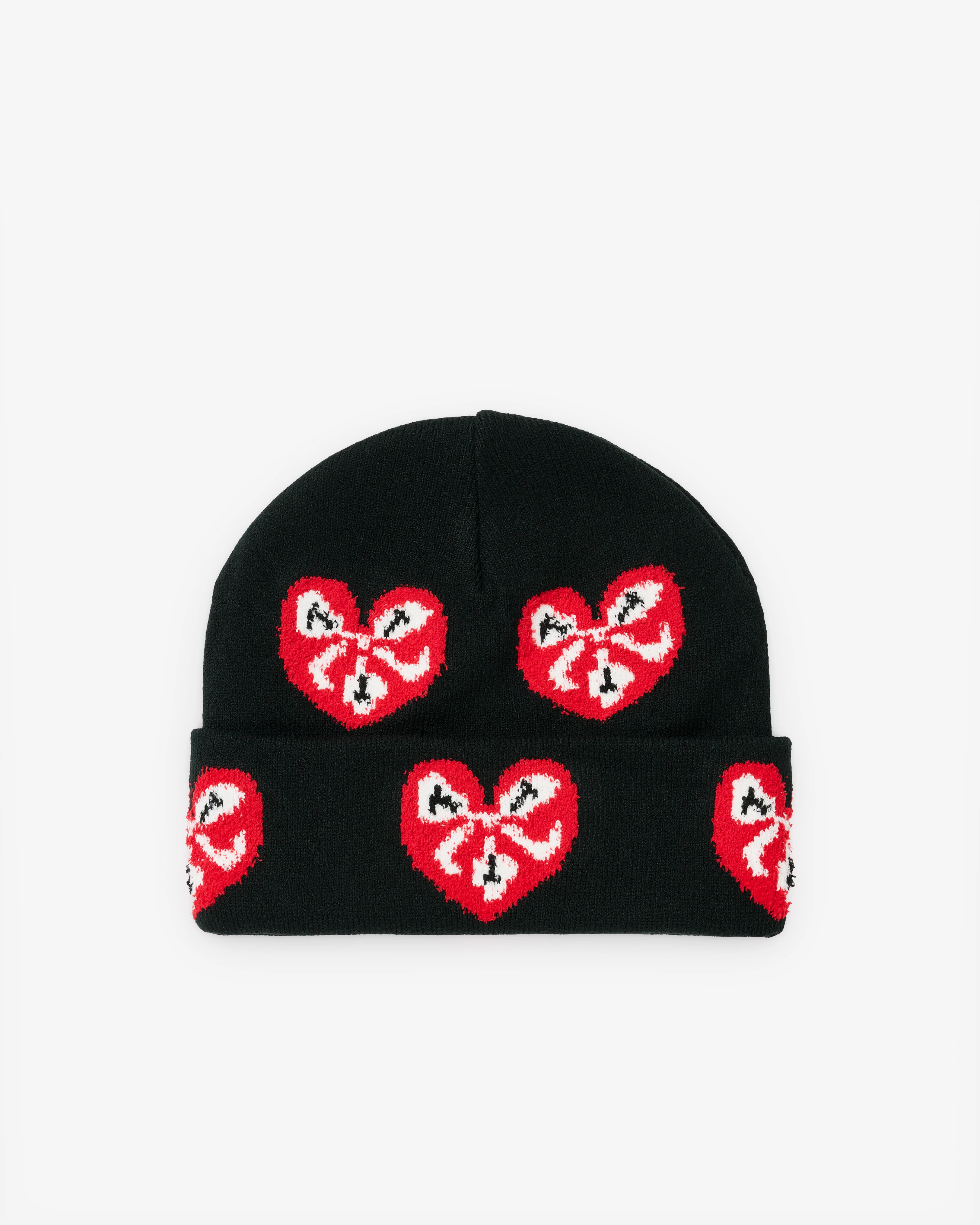 The Trilogy Tapes - Men's Ttt Heart Beanie - (Black) - Image 2