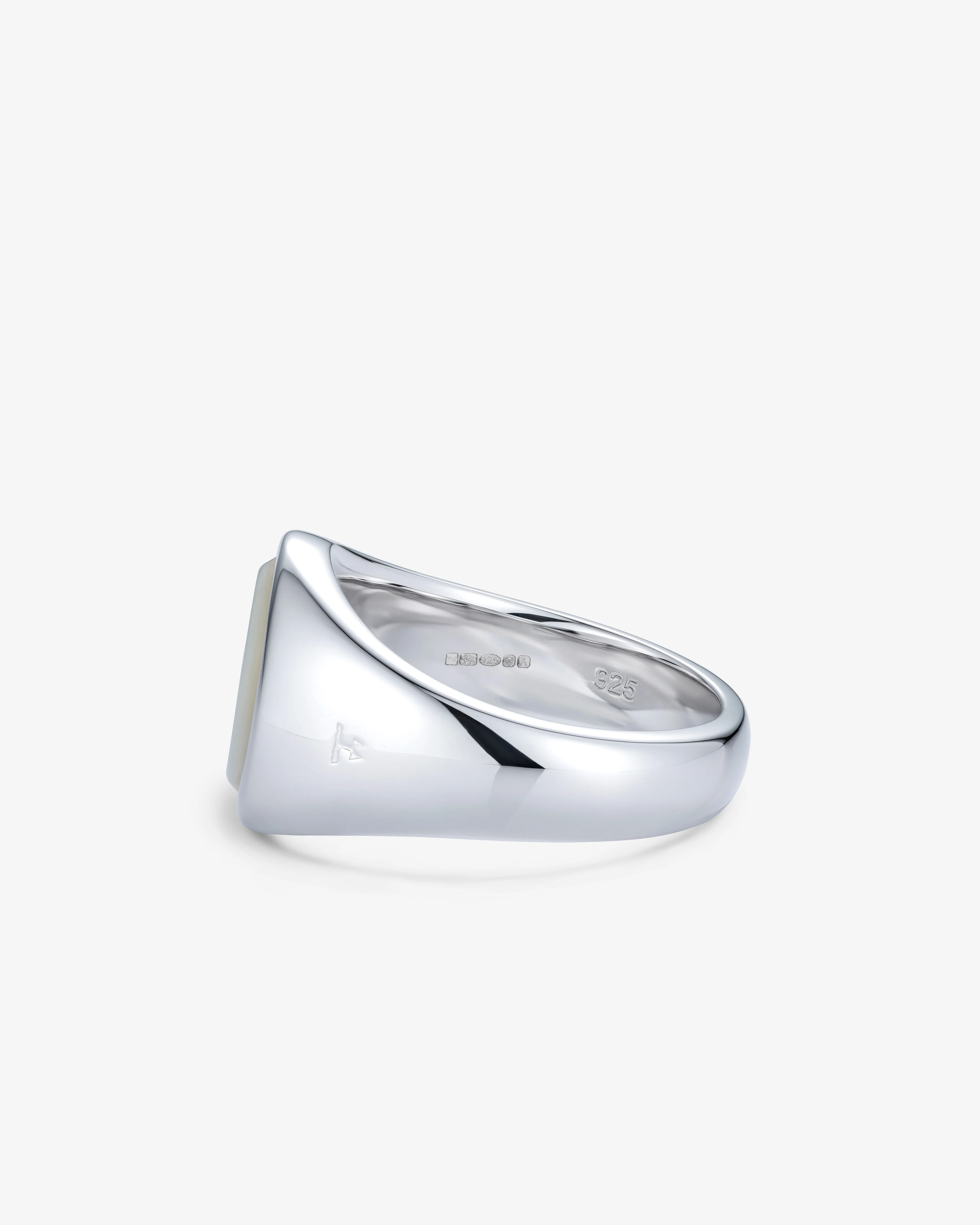 Tom Wood - Kim Ring White Mop - (Silver) - Image 2