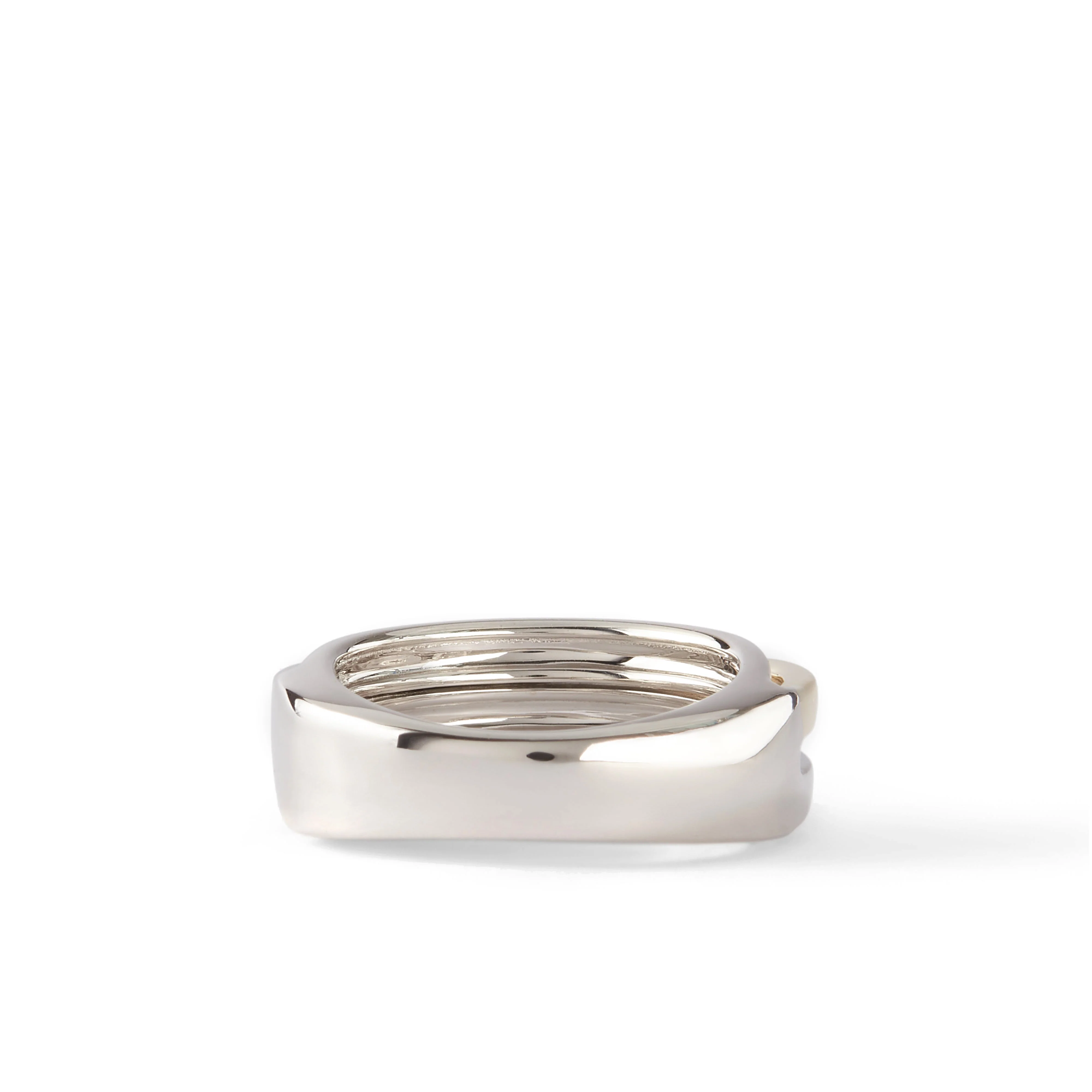 Tom Wood - Orb Ring Slim Duo - (Silver/Yellow Gold) - Image 3