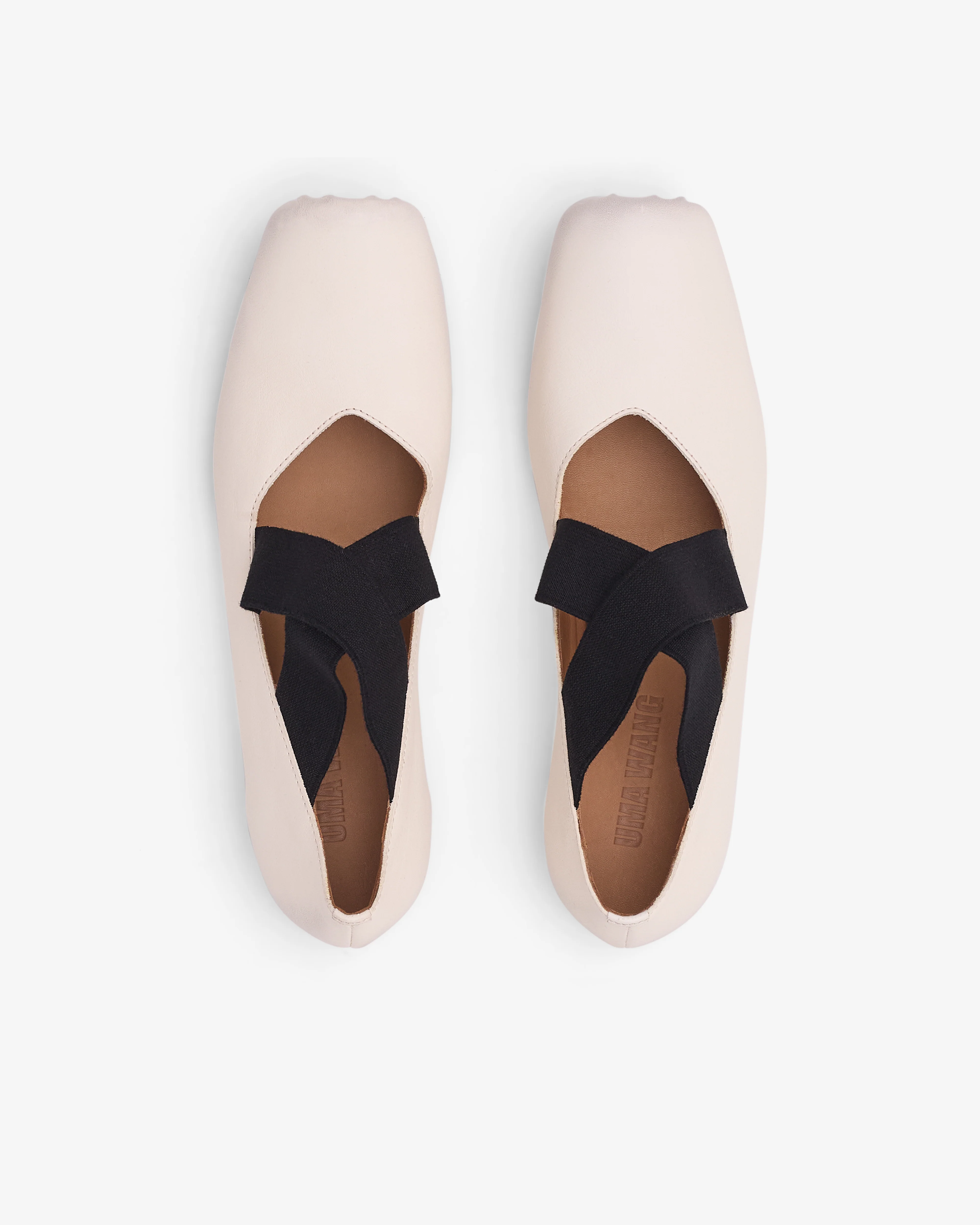Uma Wang - Women’s Ballet Shoes - (White) - Image 5