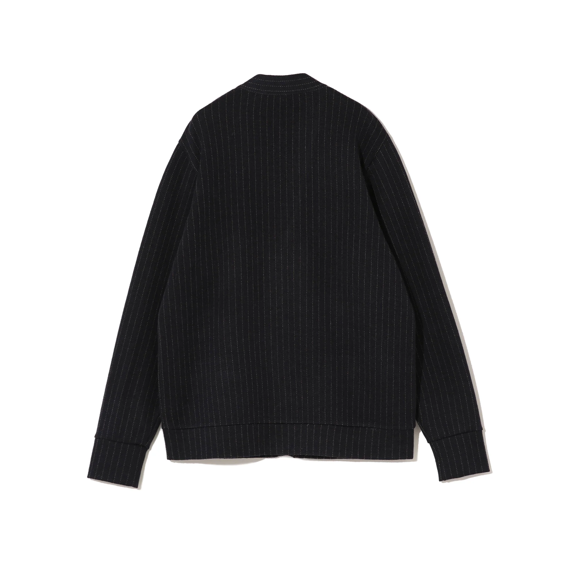 Undercover - Men’s Plaid Cardigan - (Navy Stripe) - Image 2