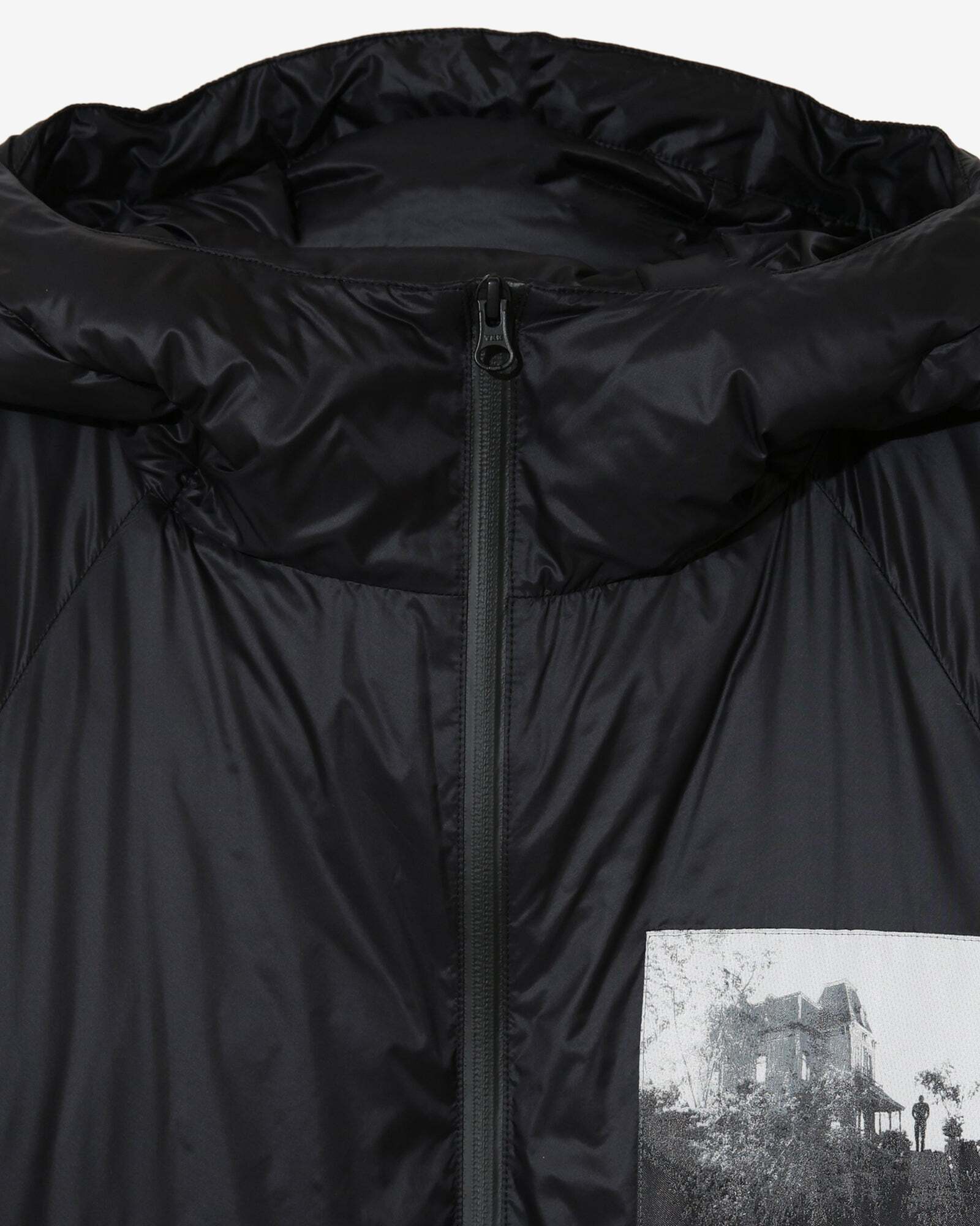 Undercover - Men’s Hooded Puffer Jacket - (Black) - Image 3
