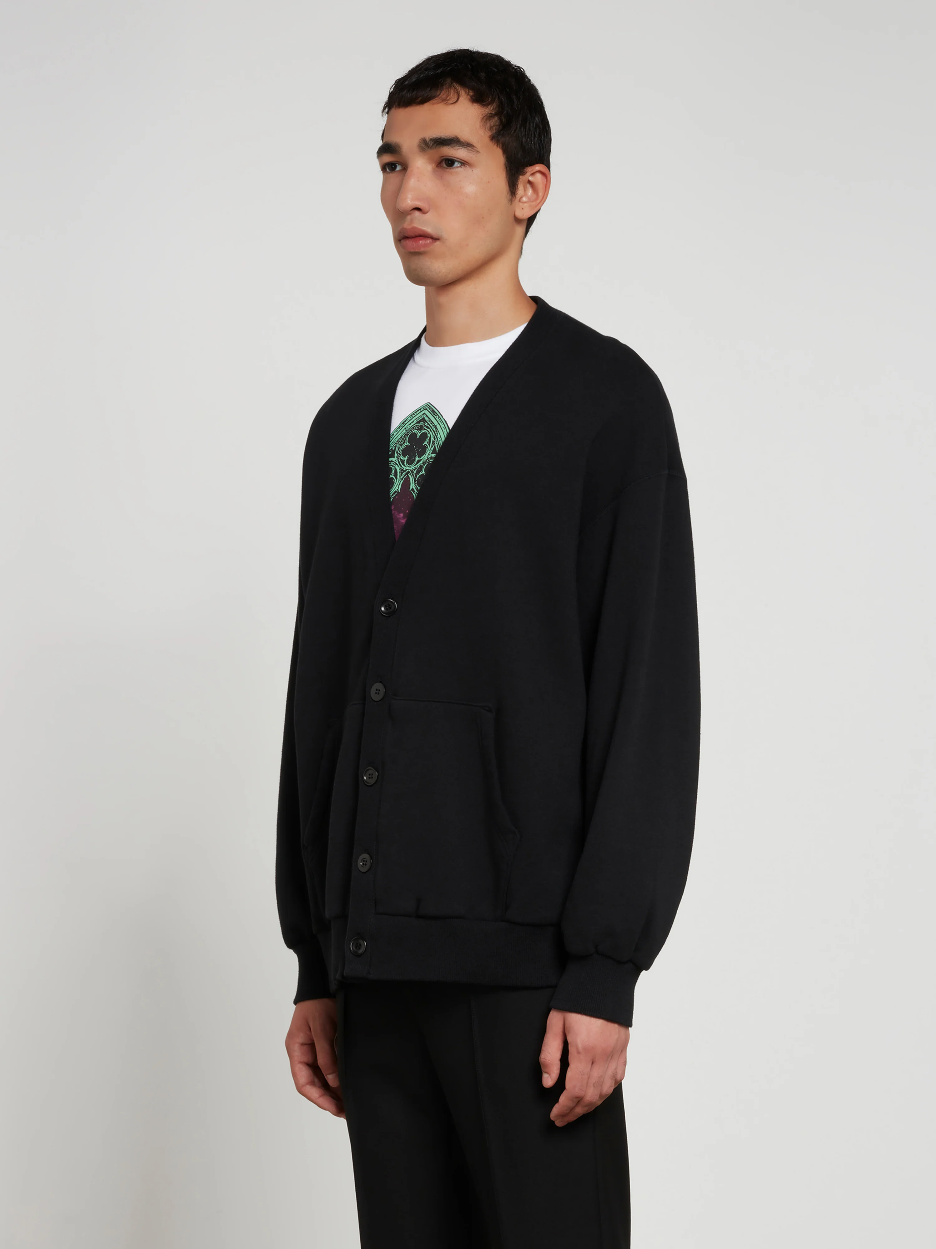 Undercover - Men’s Cardigan - (Black) - Image 3
