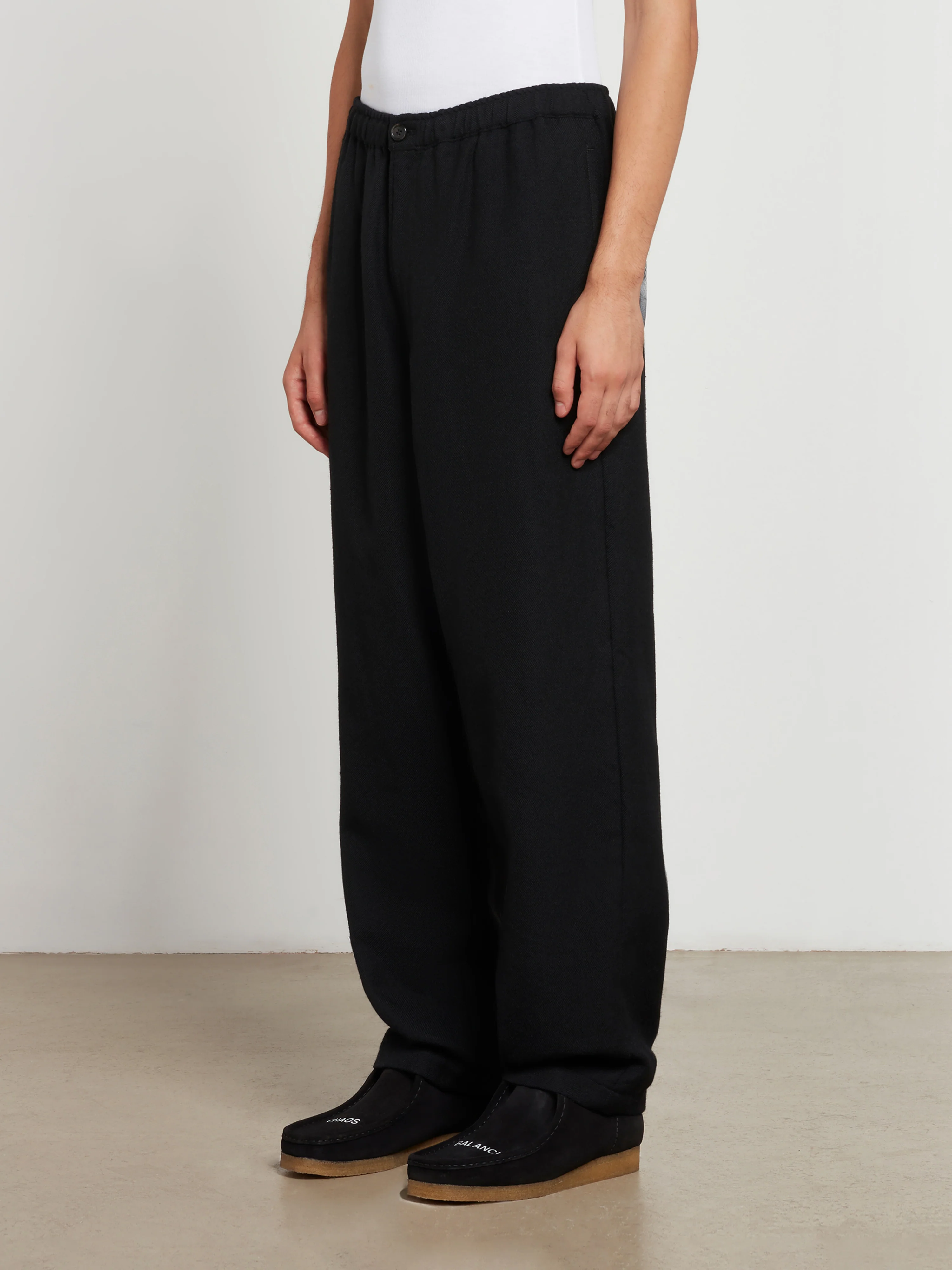 Undercover - Men’s Psycho Wool Trousers - (Black) - Image 3
