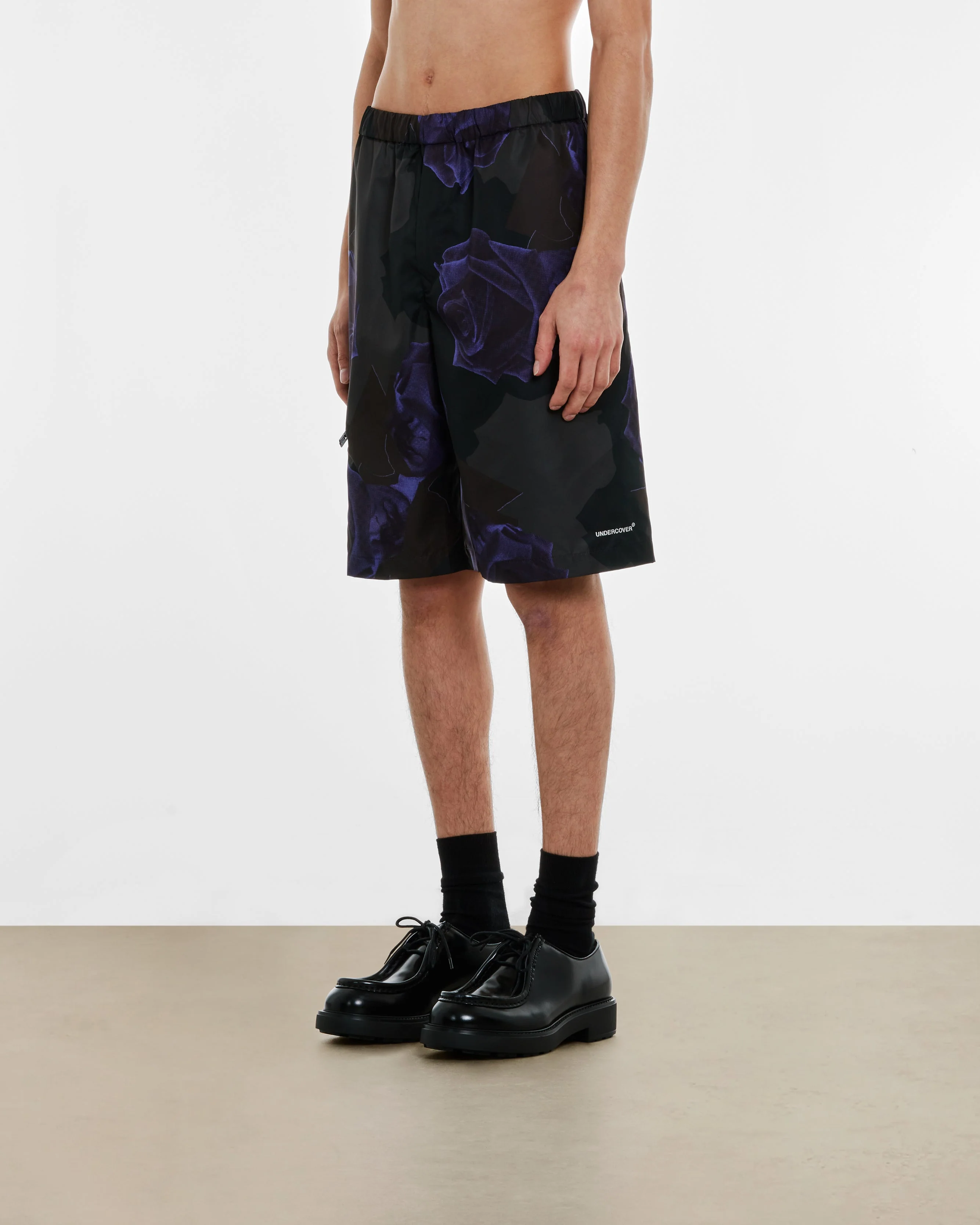 Undercover - Men’s Rose Shorts - (Black/Purple) - Image 5