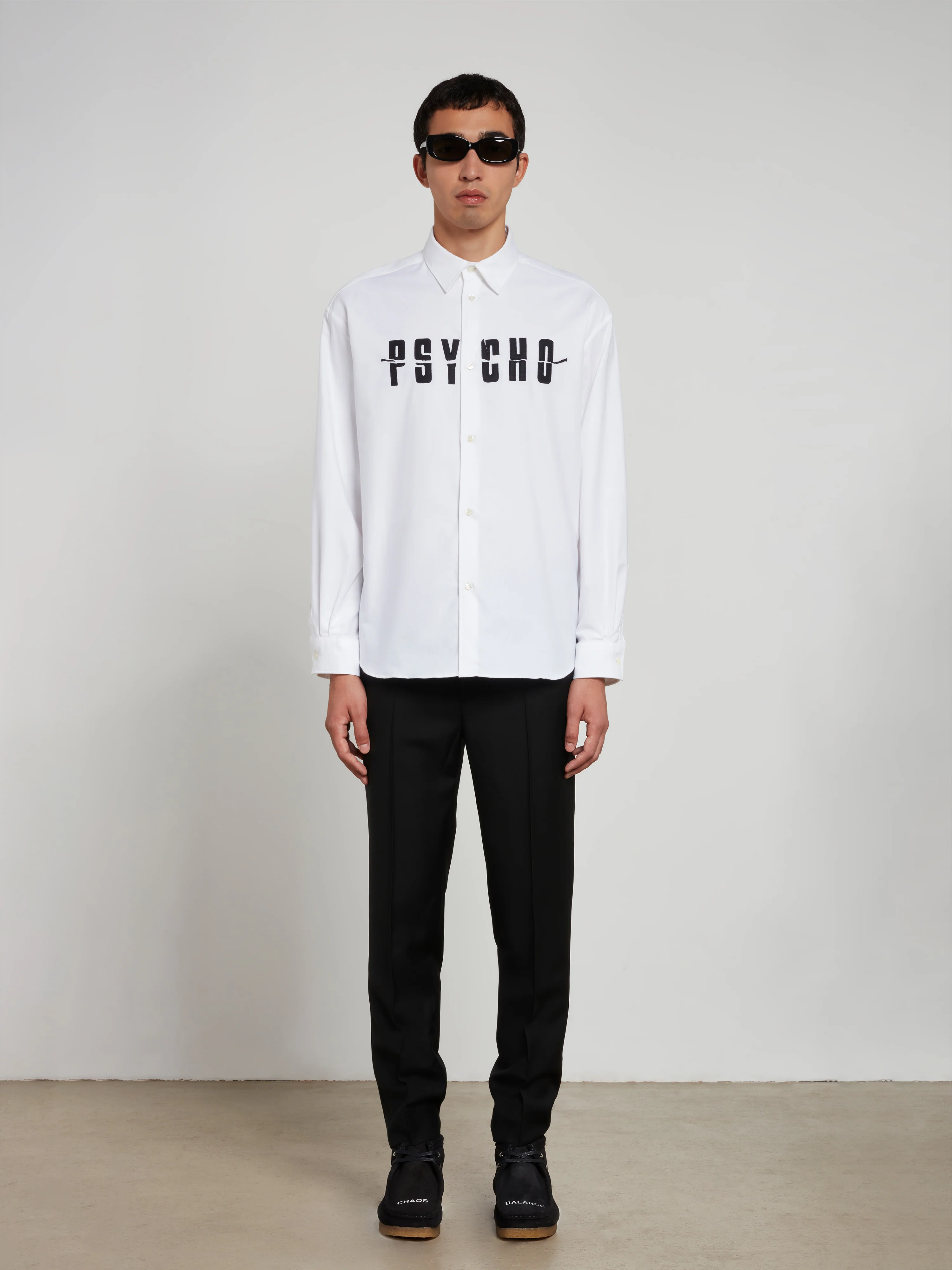 Undercover - Men’s Psycho Shirt - (White) - Image 5