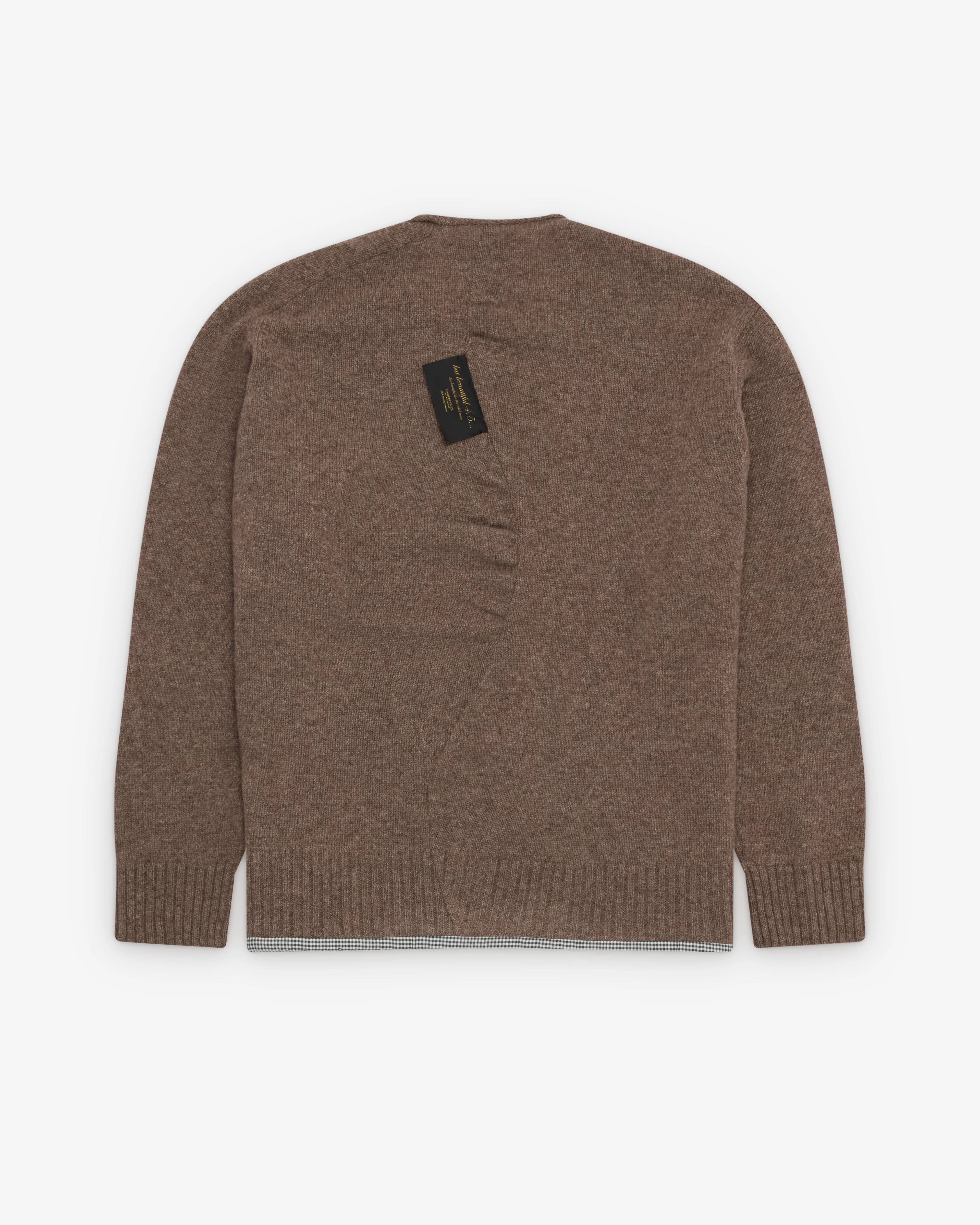 Undercover - Men's Side Button Knit - (Beige) - Image 2