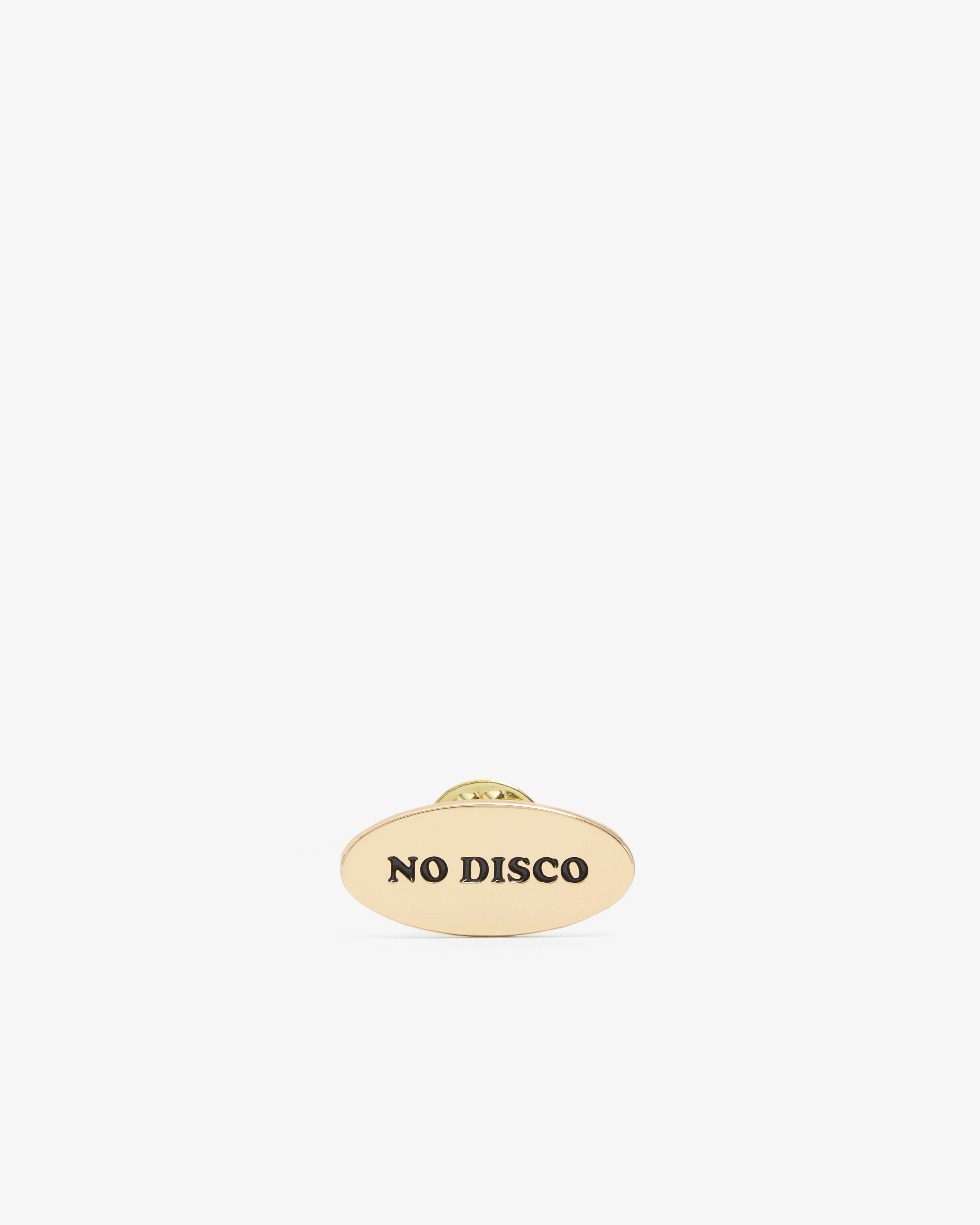 Undercover - No Disco Pin - (Gold)