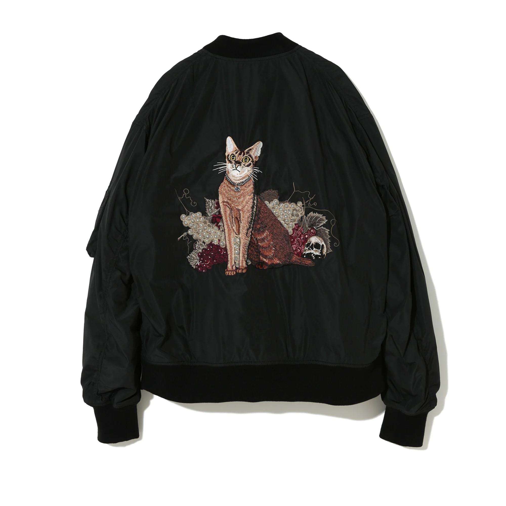 Undercover - Women’s Oversized Bomber Jacket - (Black) - Image 2