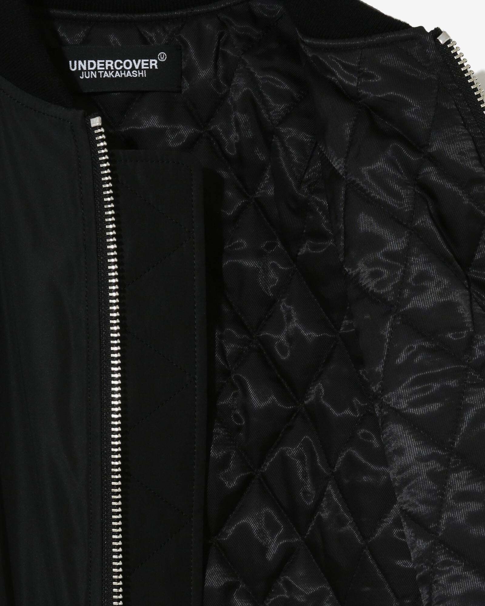 Undercover - Women’s Oversized Bomber Jacket - (Black) - Image 4