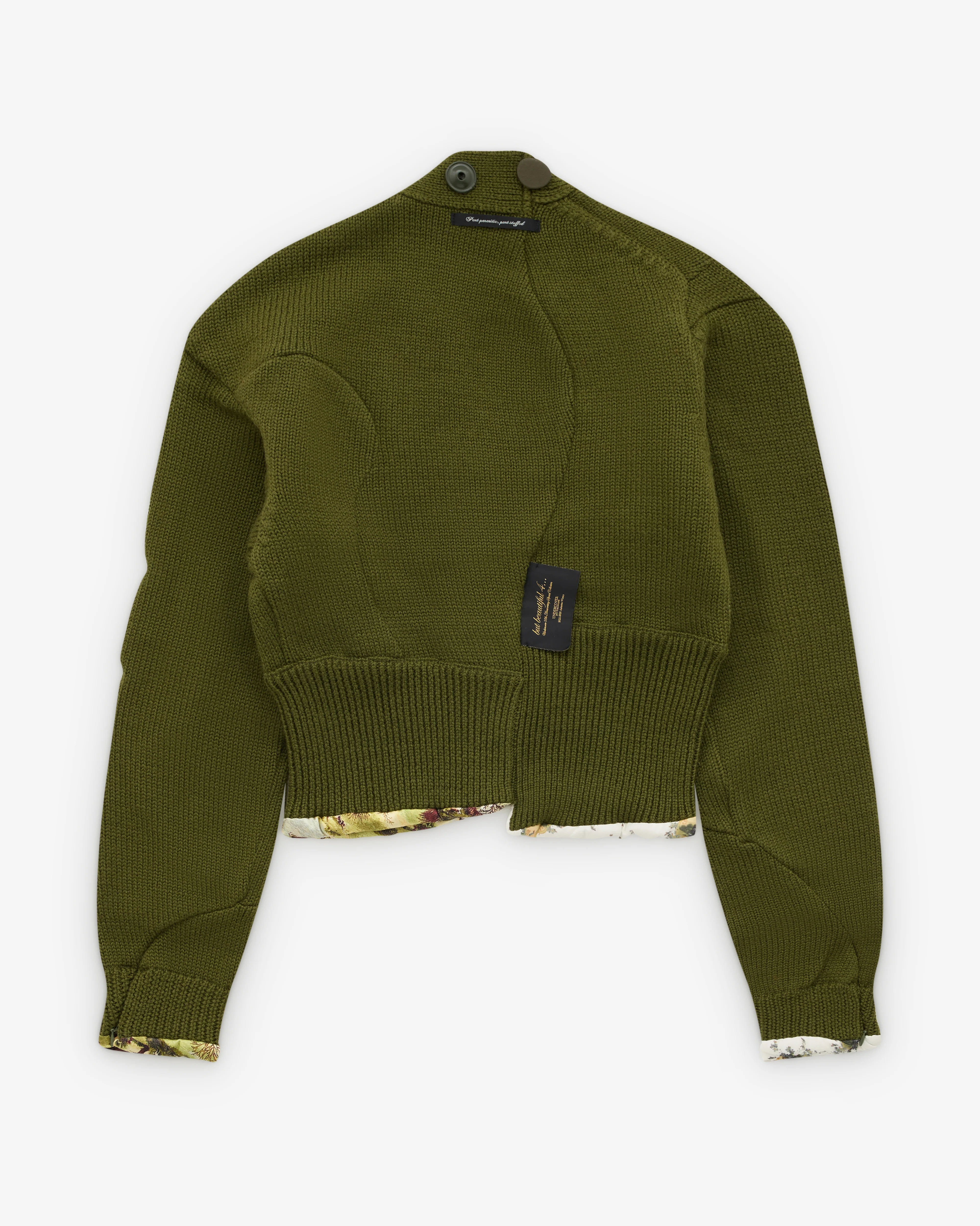 Undercover - Women's Knit Cardigan - (Khaki) - Image 2