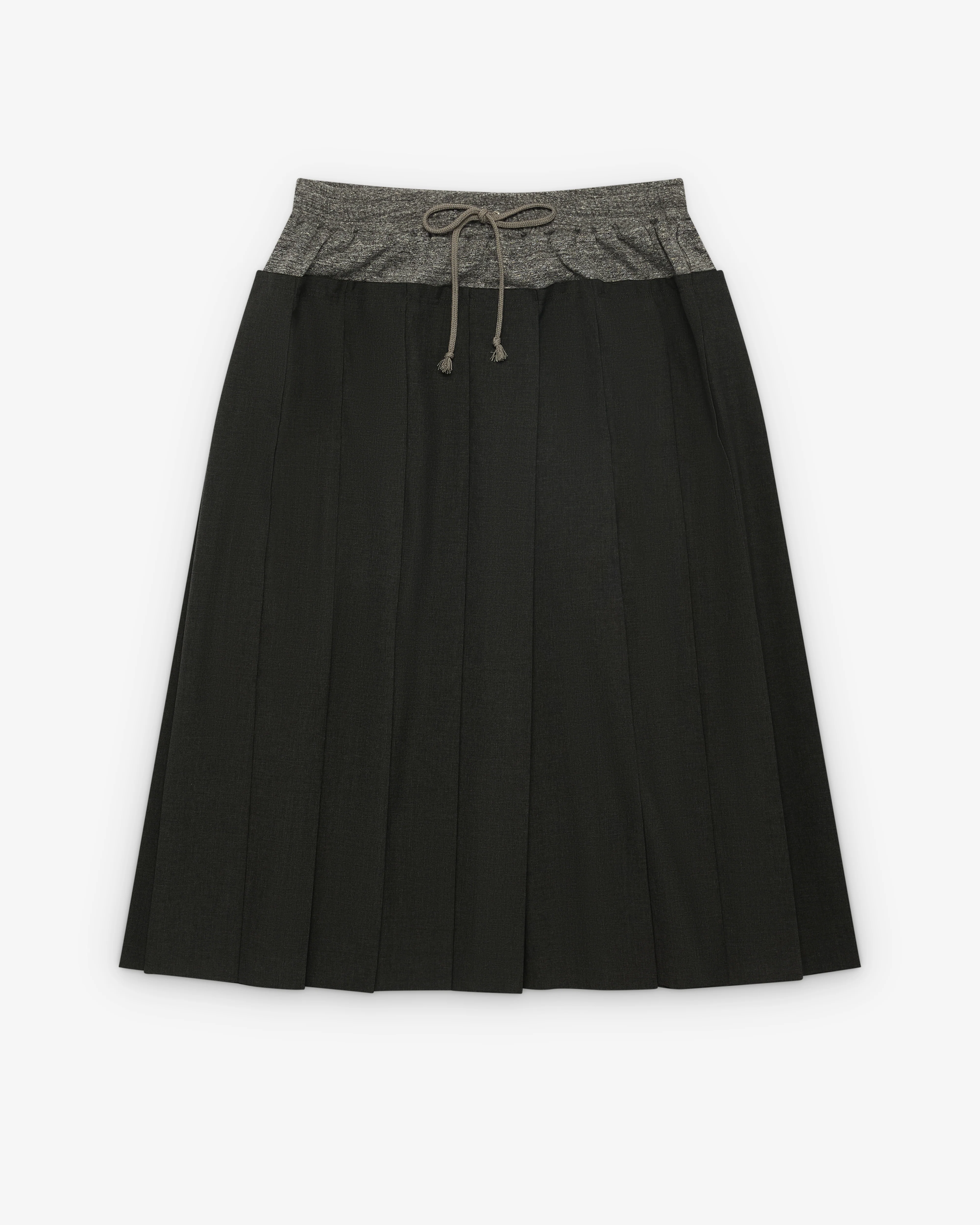 Undercover - Women's Pleated Skirt - (Charcoal)