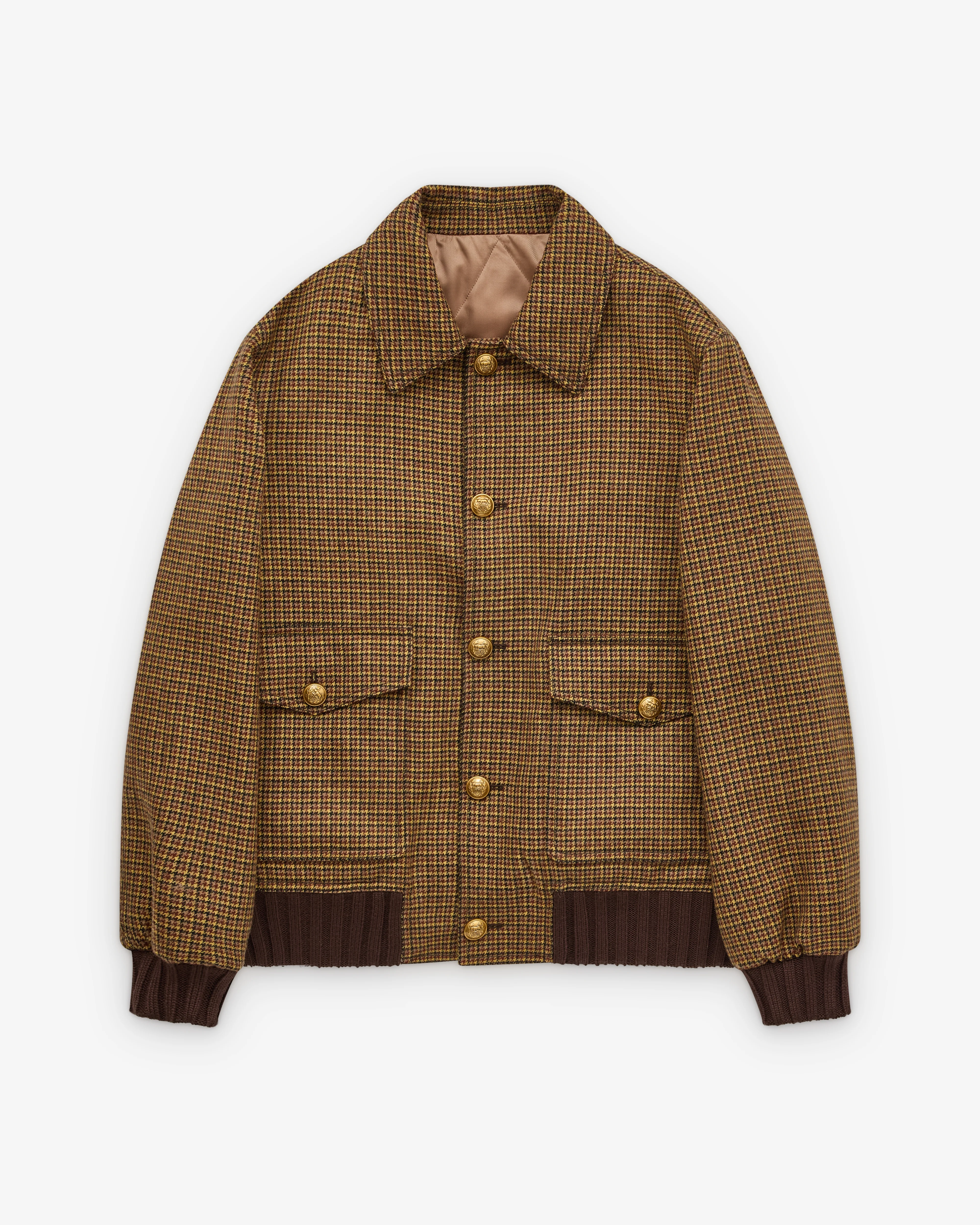 Valentino - Men's Check Jacket - (Brown Check)