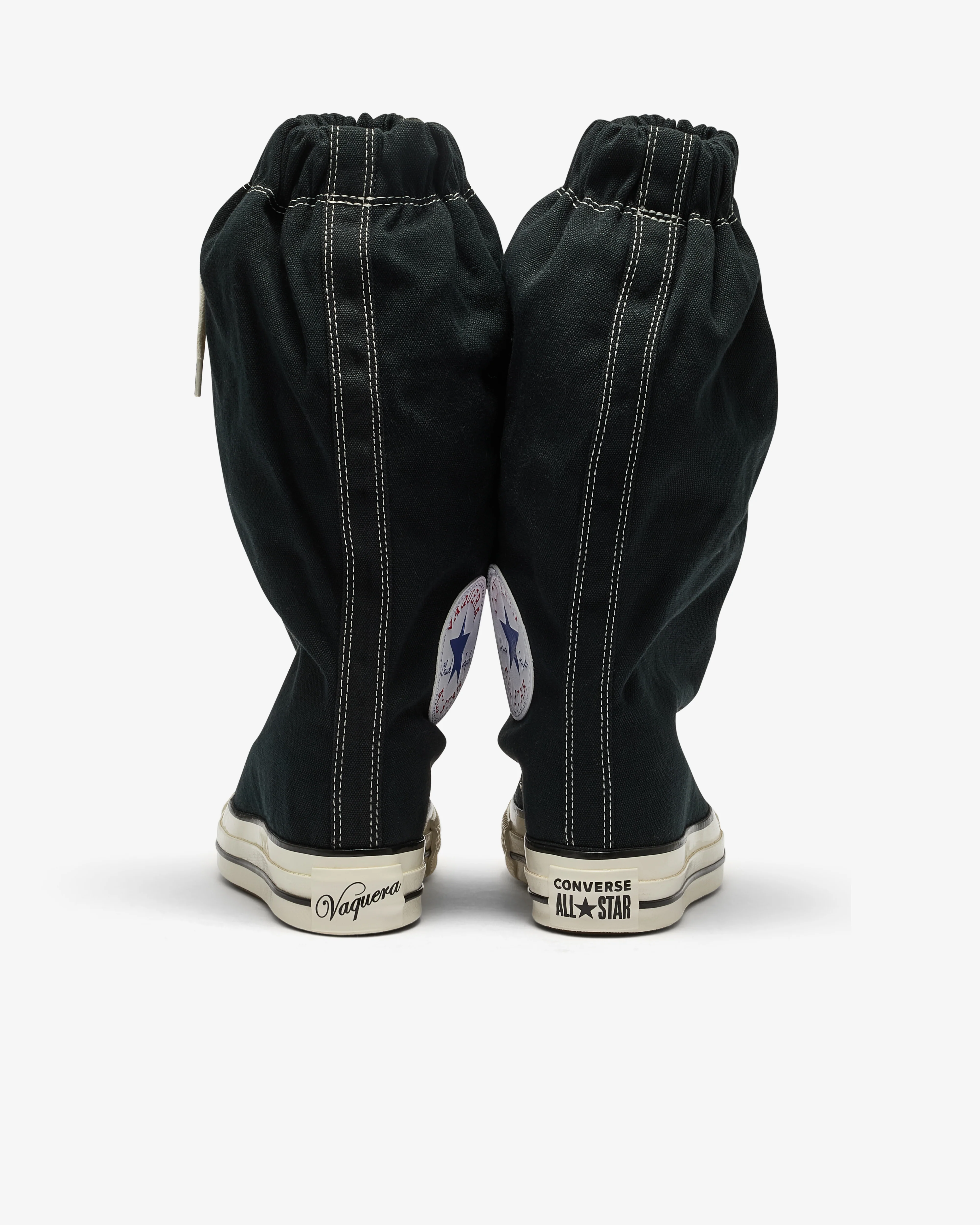 Vaquera - Chuck Taylor All Star X-Hi Slouch Wedges - (Black) - Image 4