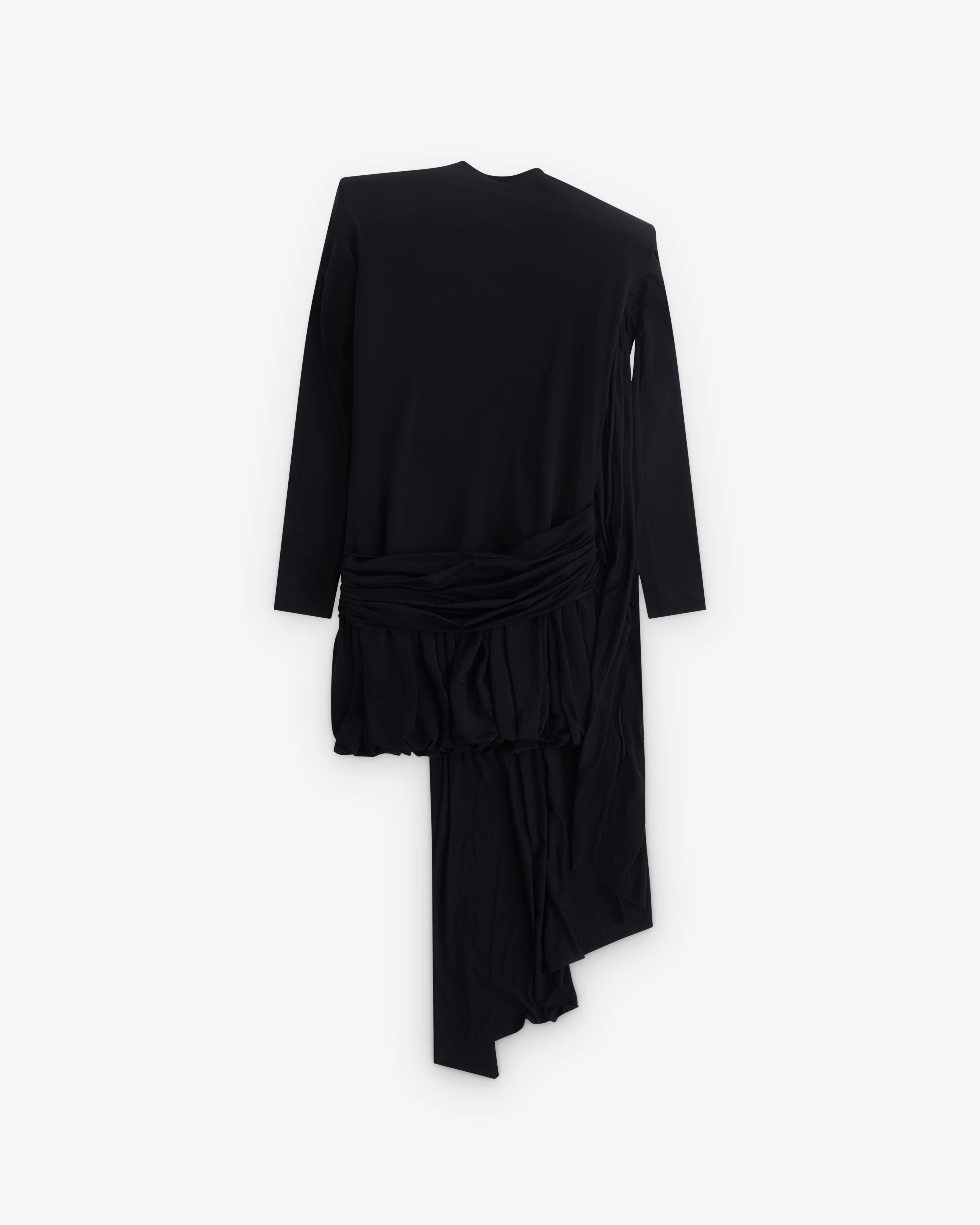 Vaquera - Women’s Draped Dress- (Black) - Image 2