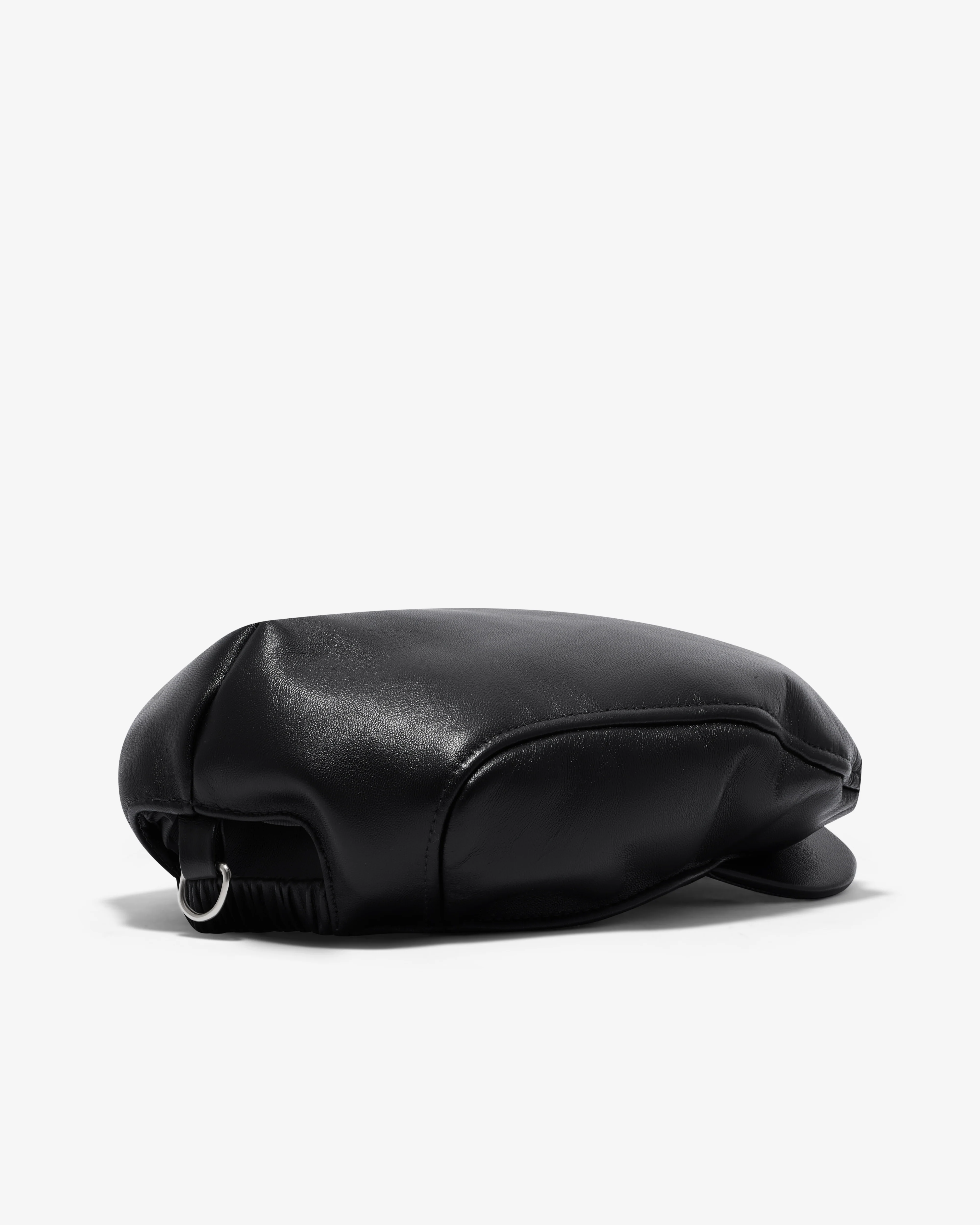 Vaquera - Women’s Women Newsboy Cap Leather - (Black) - Image 3