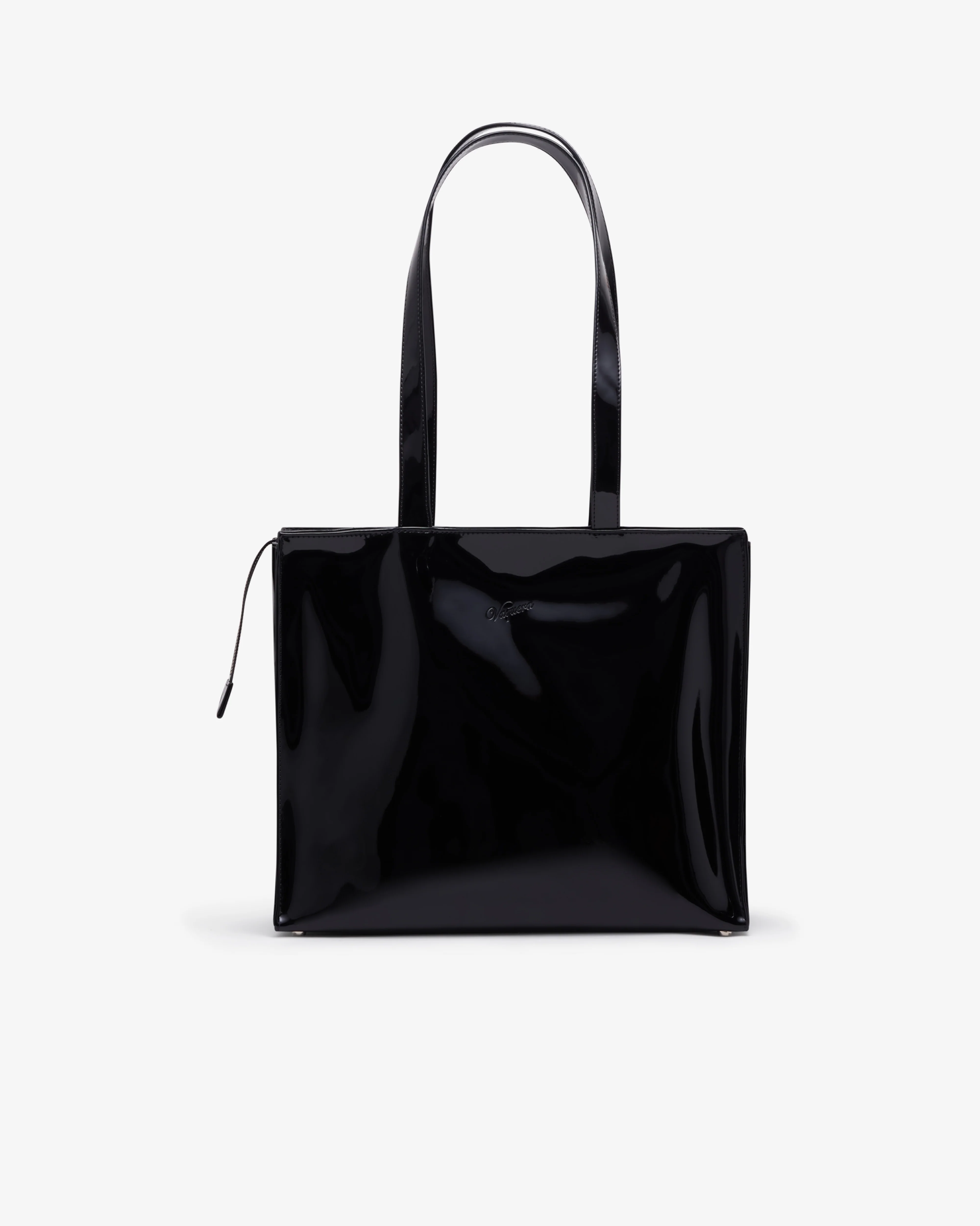 Vaquera - Women's Trompe L'Oeil Tote Bag - (Black) - Image 3
