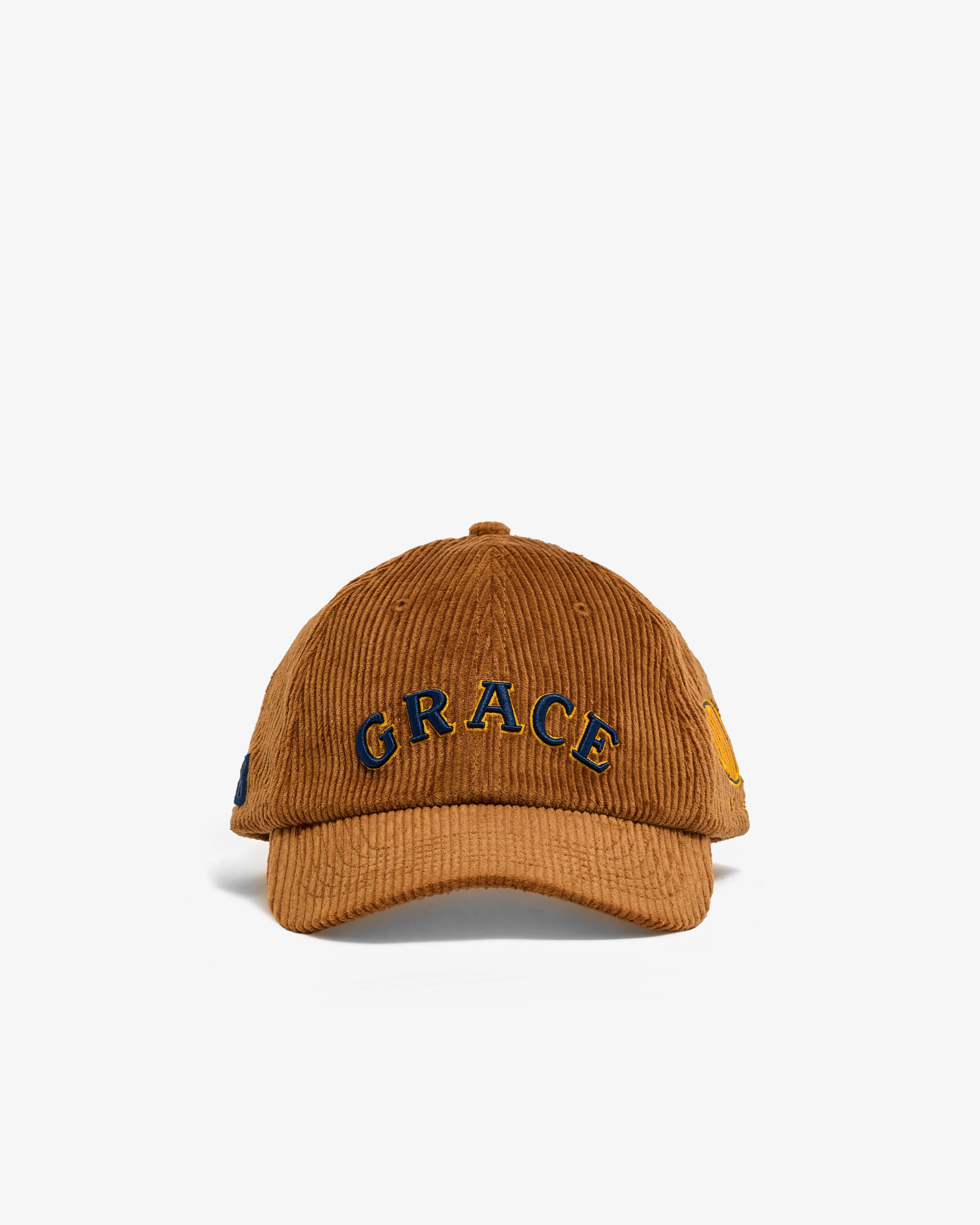 Wales Bonner - Men’s Grace Corduroy Cap - (Brown)