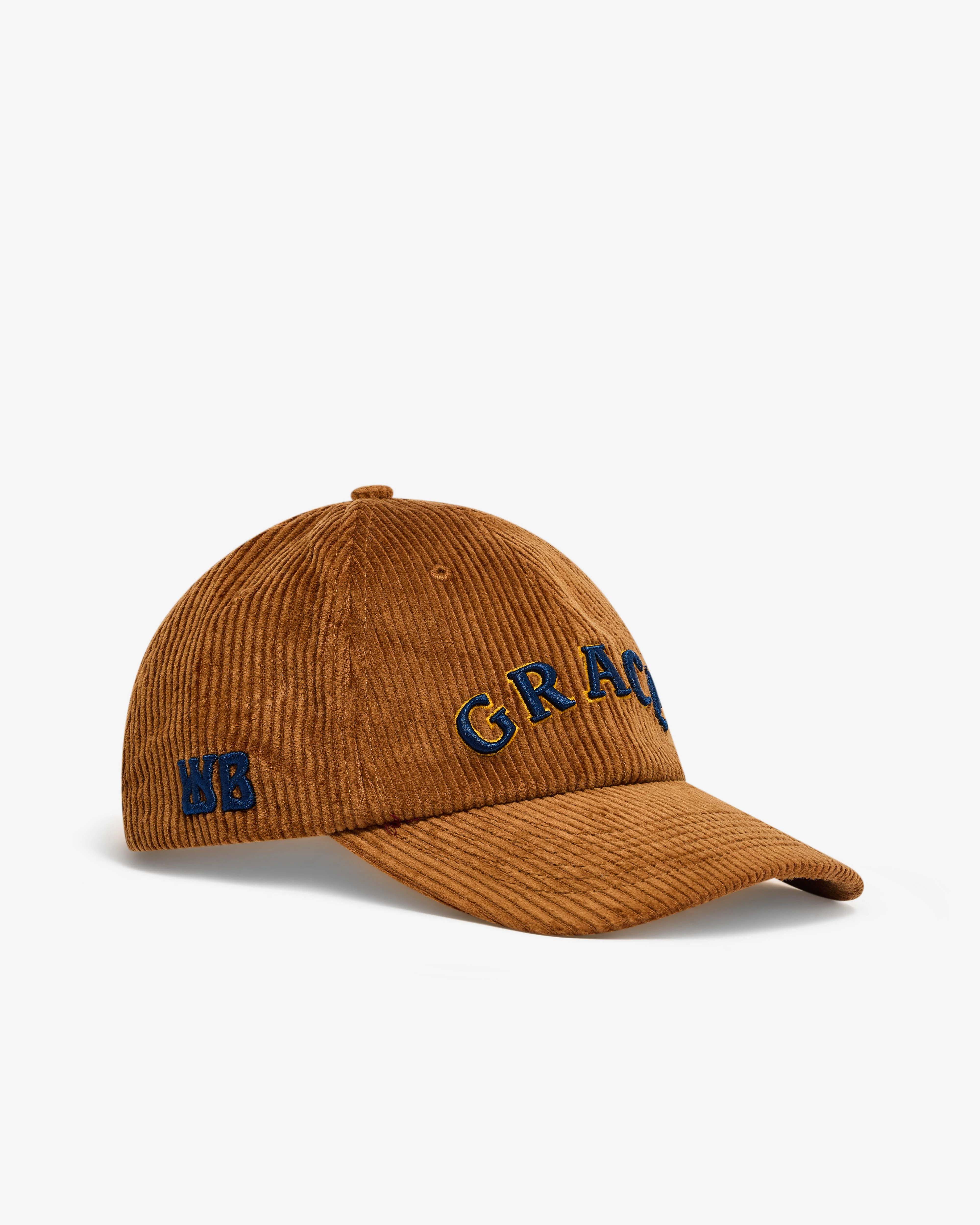 Wales Bonner - Men’s Grace Corduroy Cap - (Brown) - Image 2