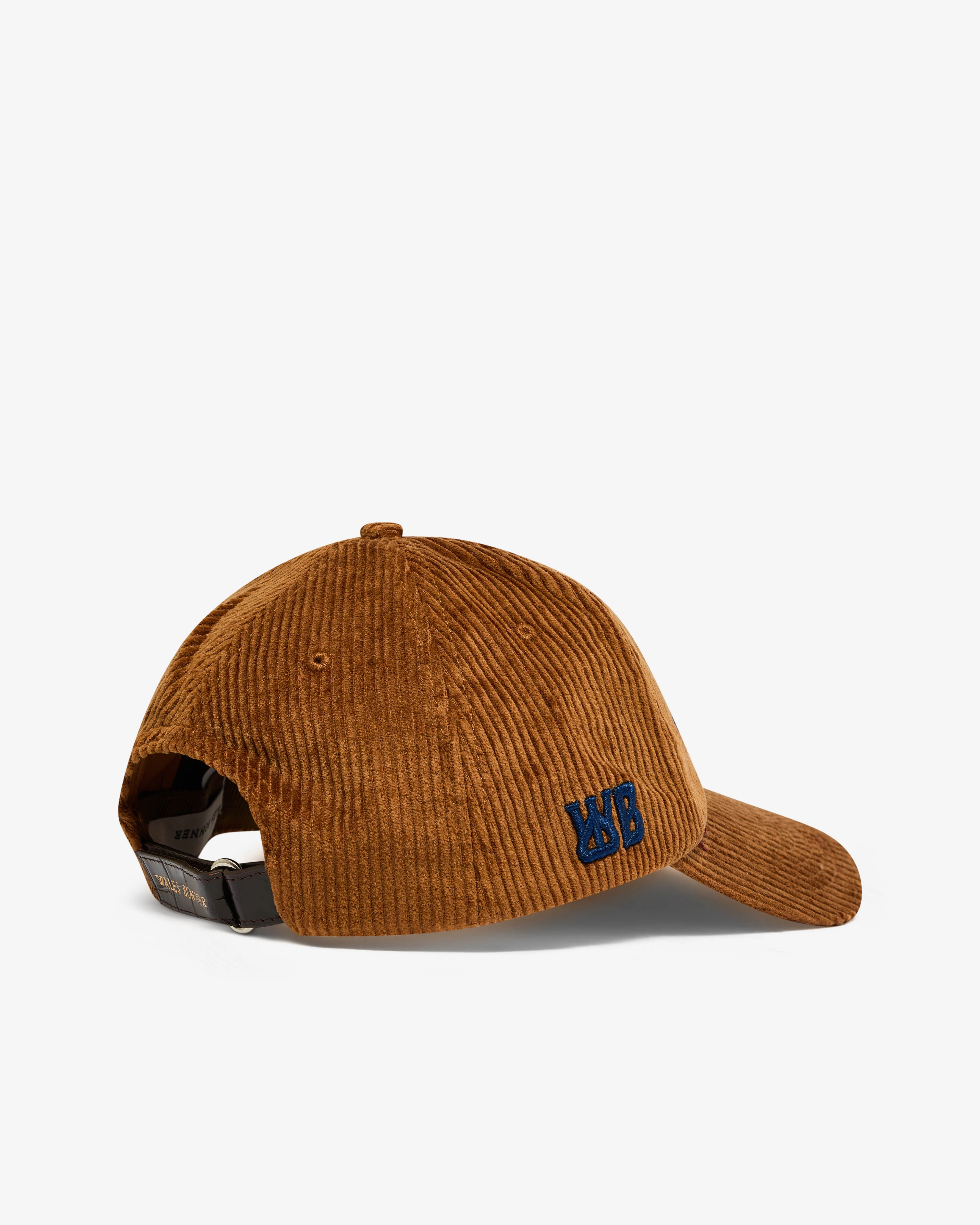 Wales Bonner - Men’s Grace Corduroy Cap - (Brown) - Image 3