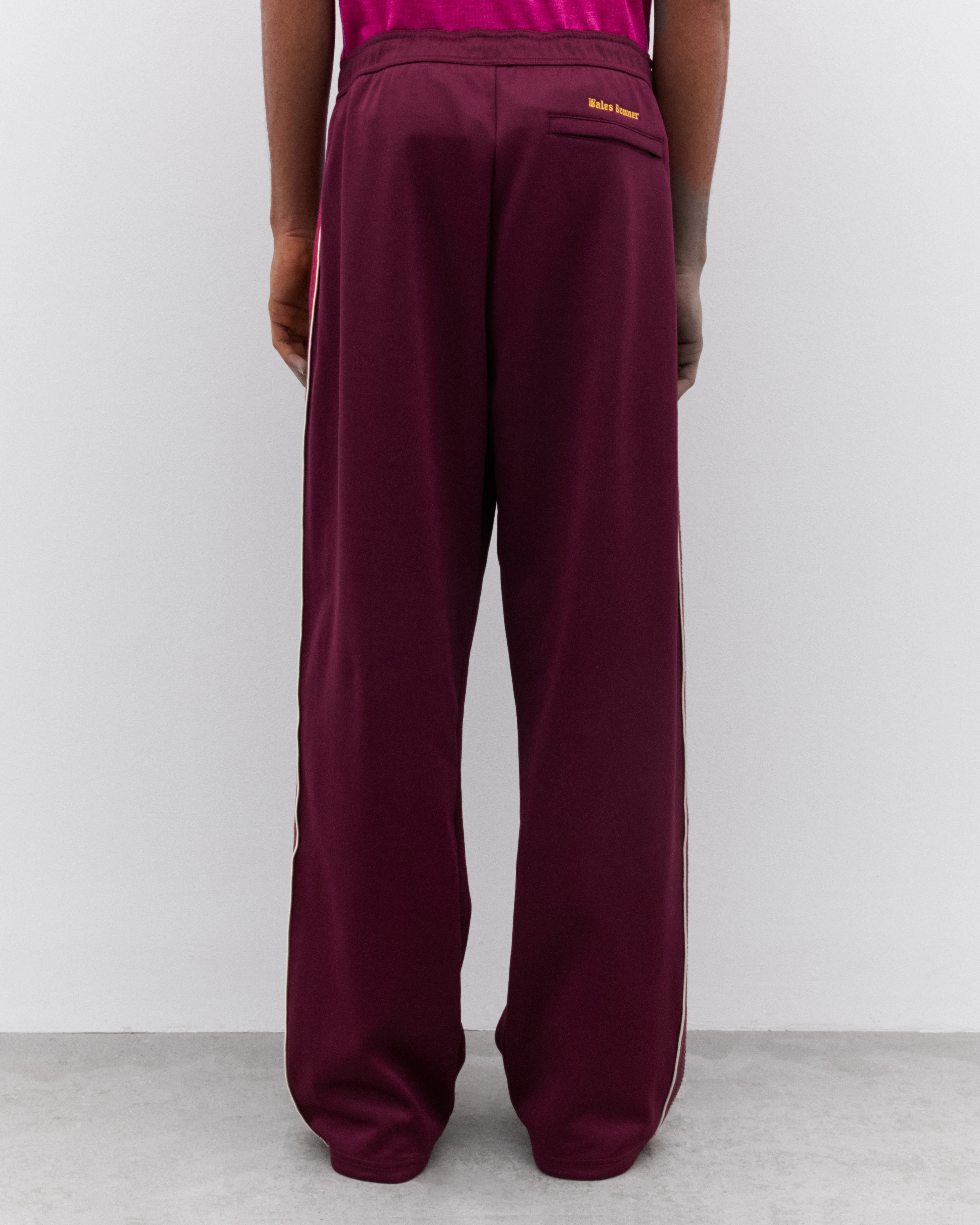 Wales Bonner - Men’s Track Pant - (Burgundy) - Image 5