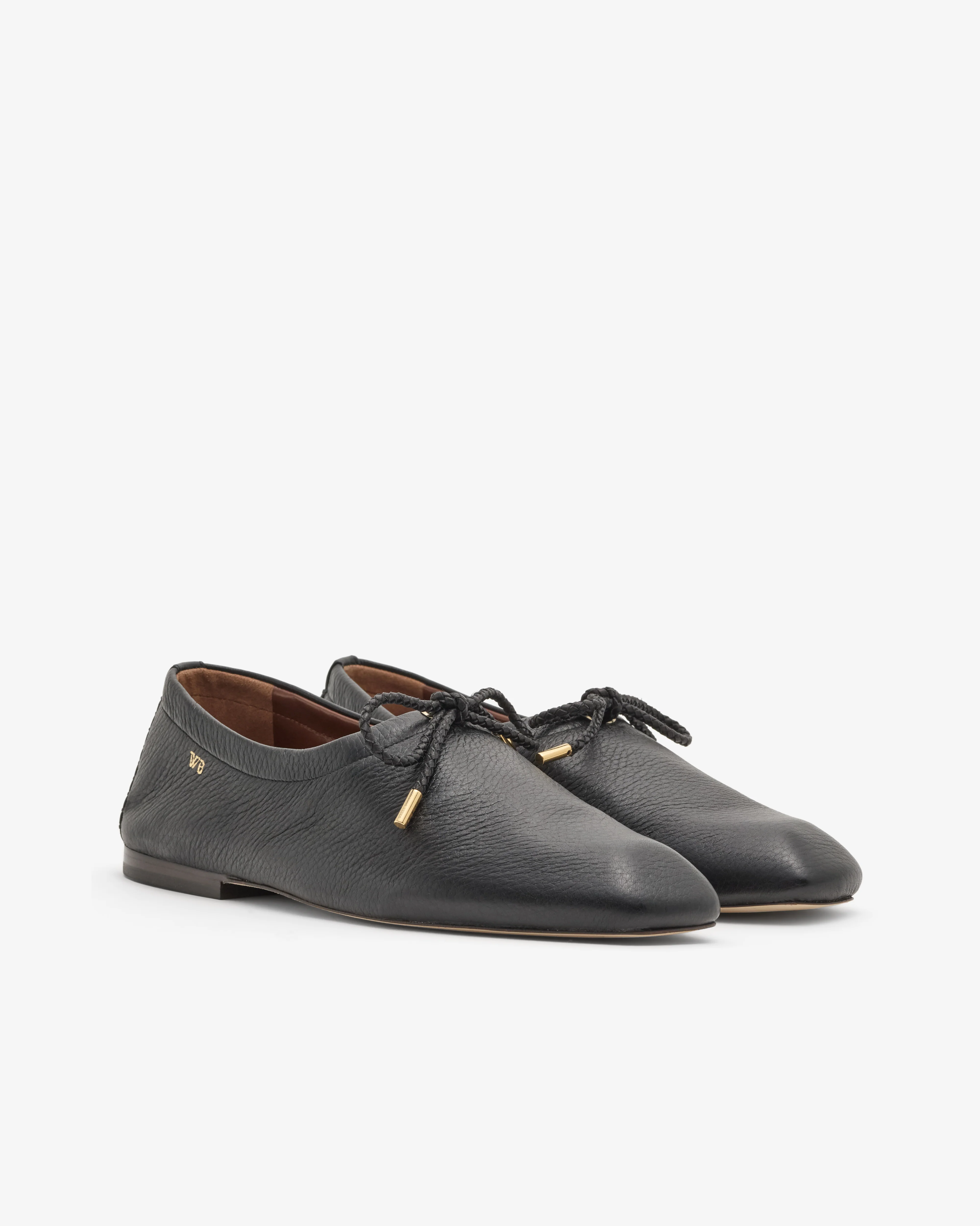 Wales Bonner - Julien Lace Up Slipper - (Black) - Image 3