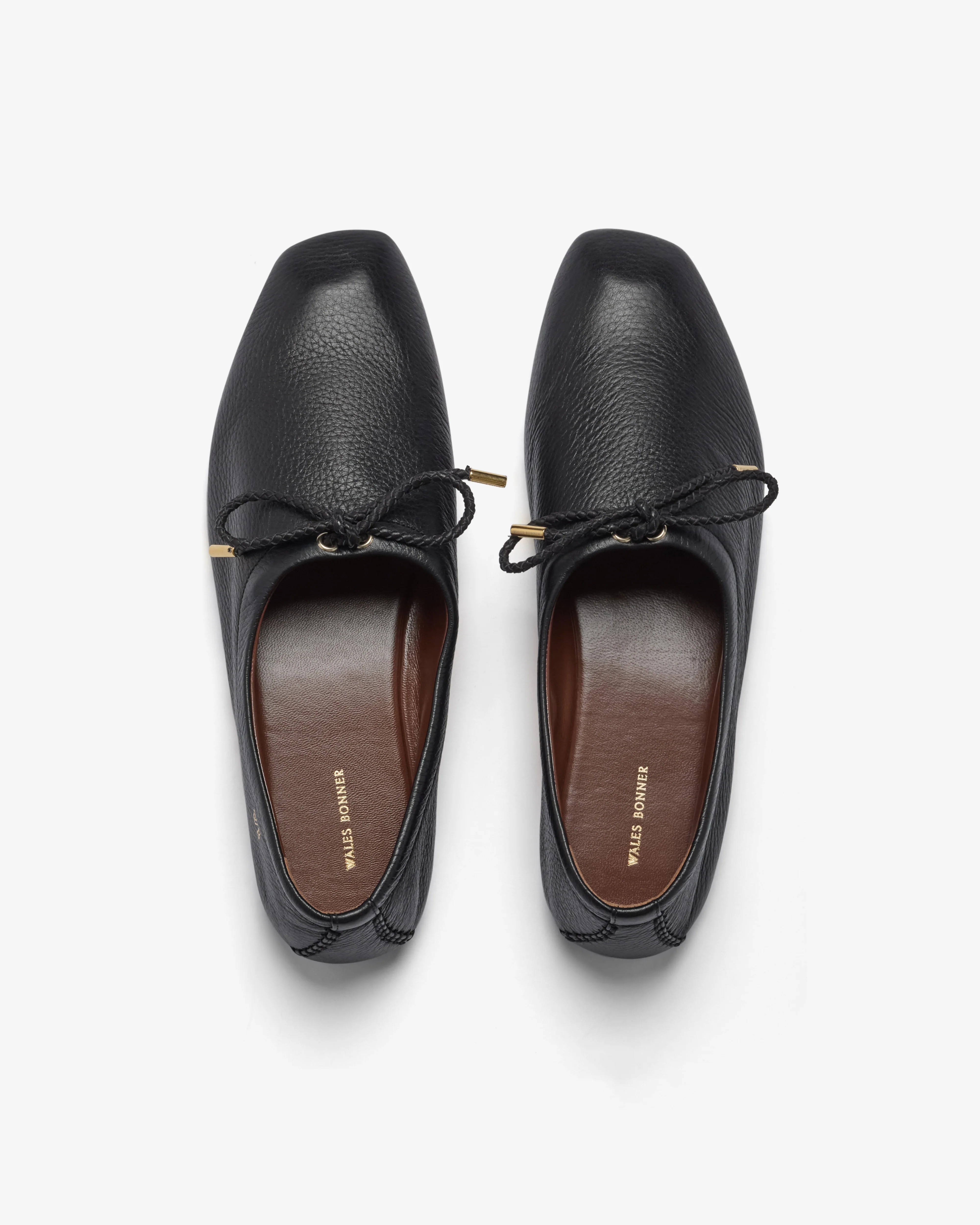 Wales Bonner - Julien Lace Up Slipper - (Black) - Image 5
