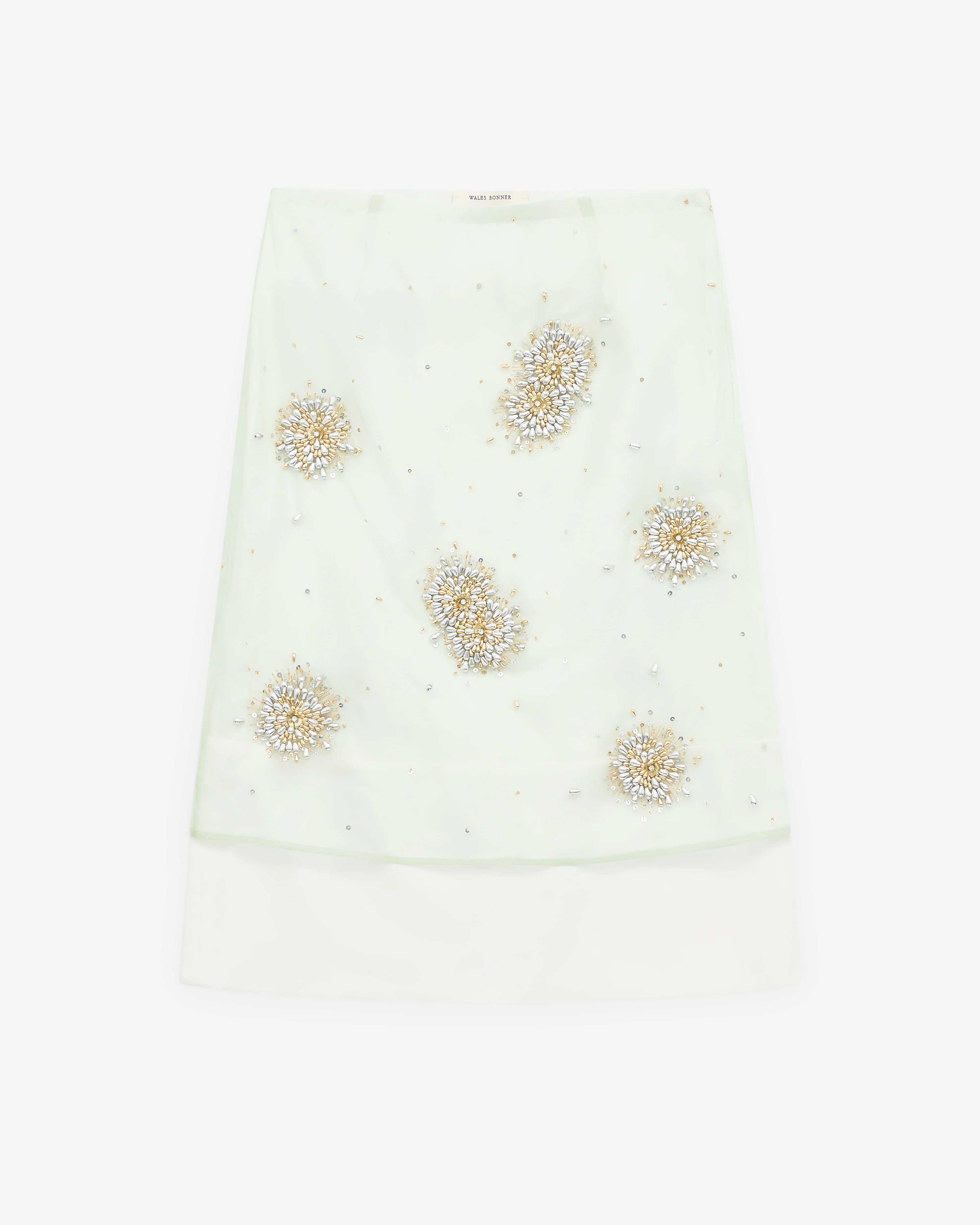 Wales Bonner - Women’s Triumph Embroidered Skirt - (Light Green)