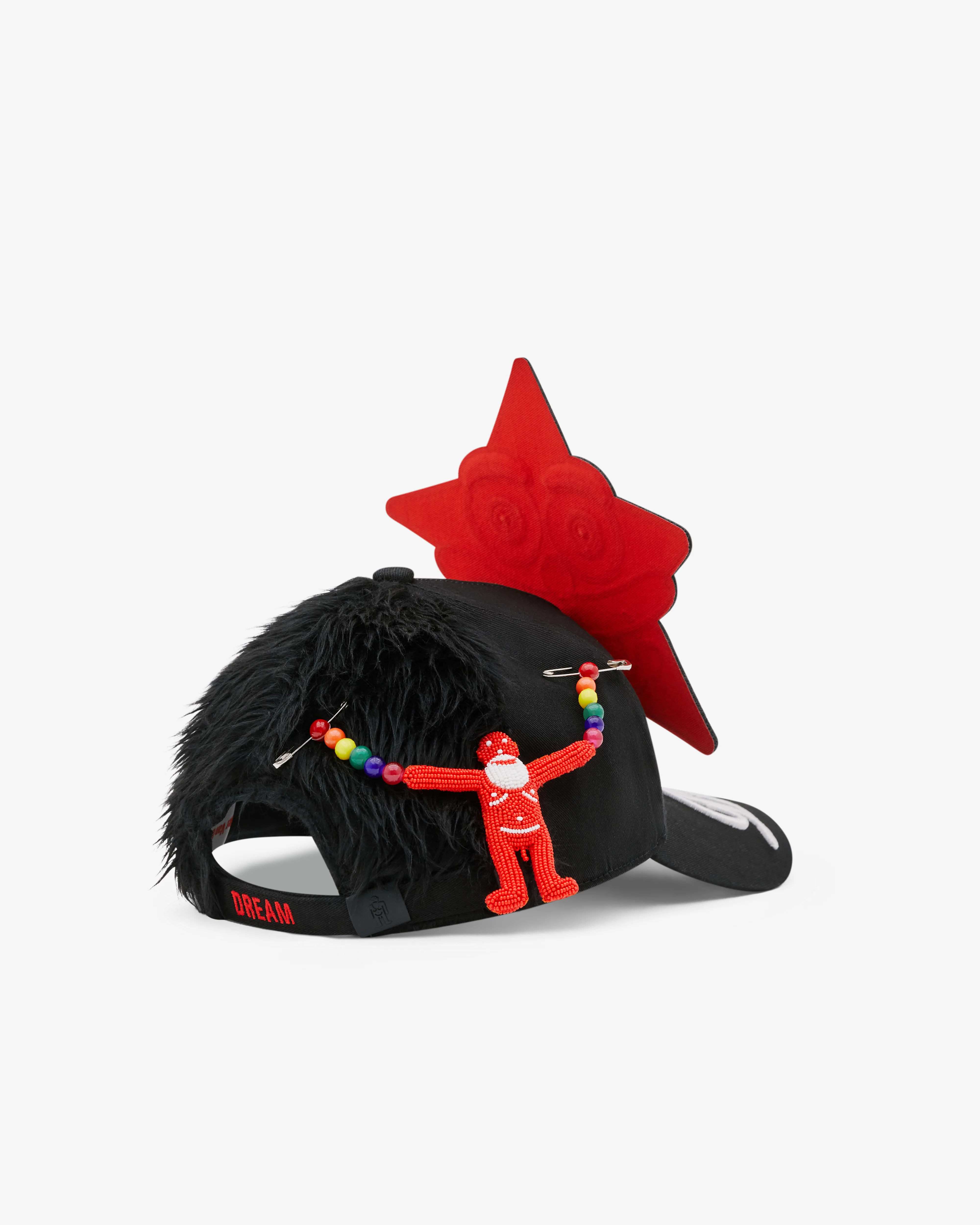 Walter Van Beirendonck - DSM Exclusive W Cap - (Black) - Image 4