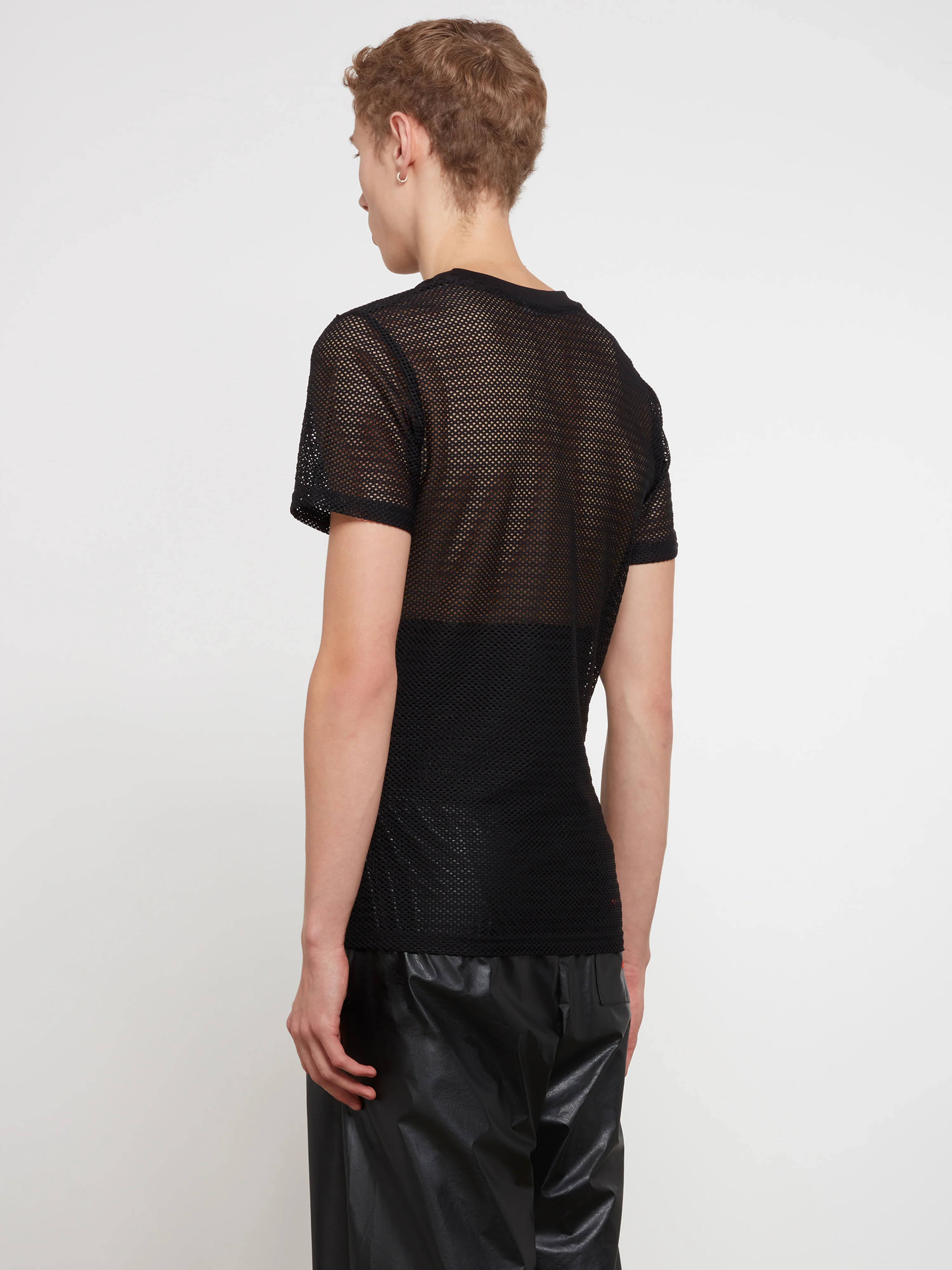 Walter Van Beirendonck - Men’s Net Top - (Black) - Image 4