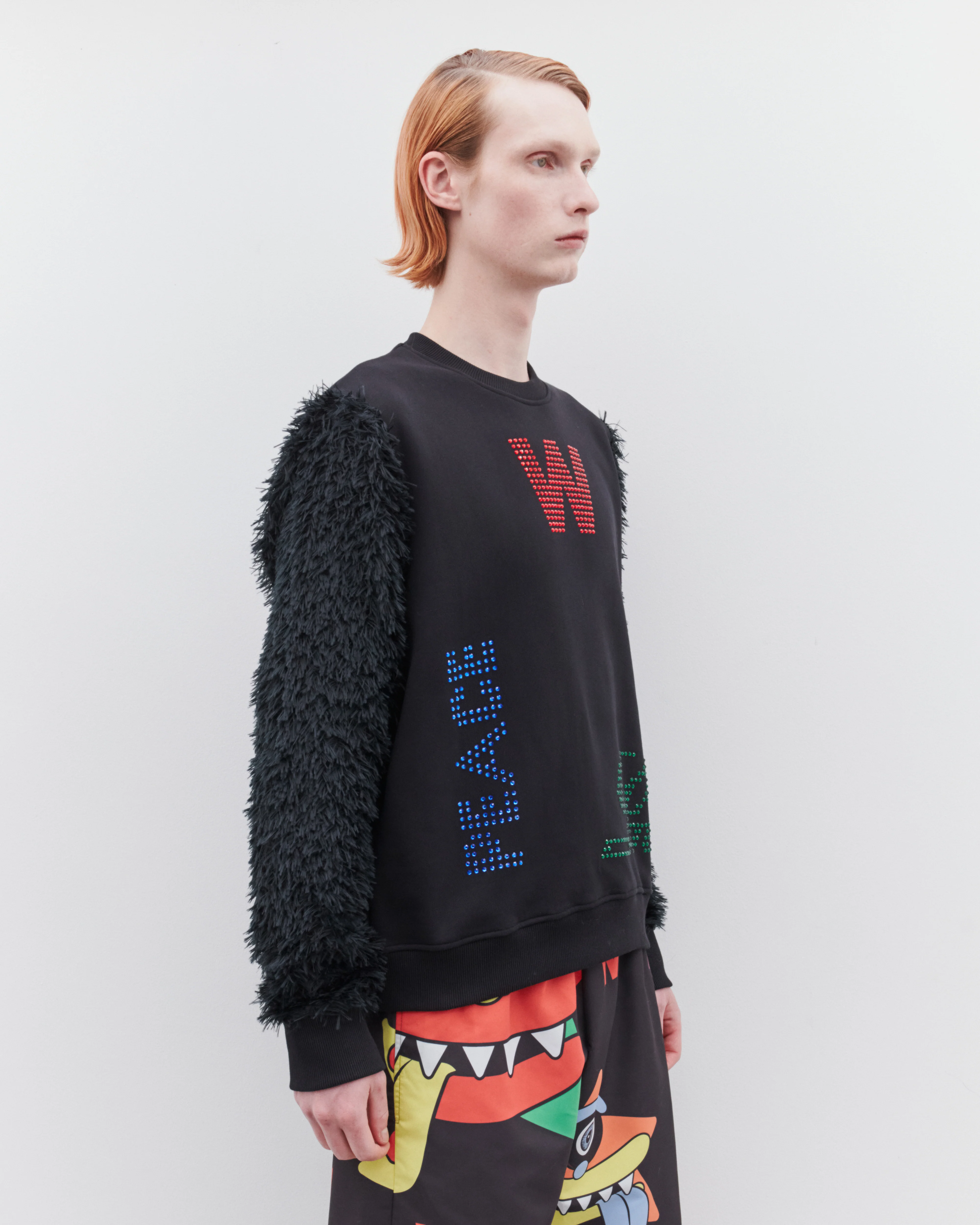 Walter Van Beirendonck - DSM Exclusive Freedom Sweater - (Black) - Image 3