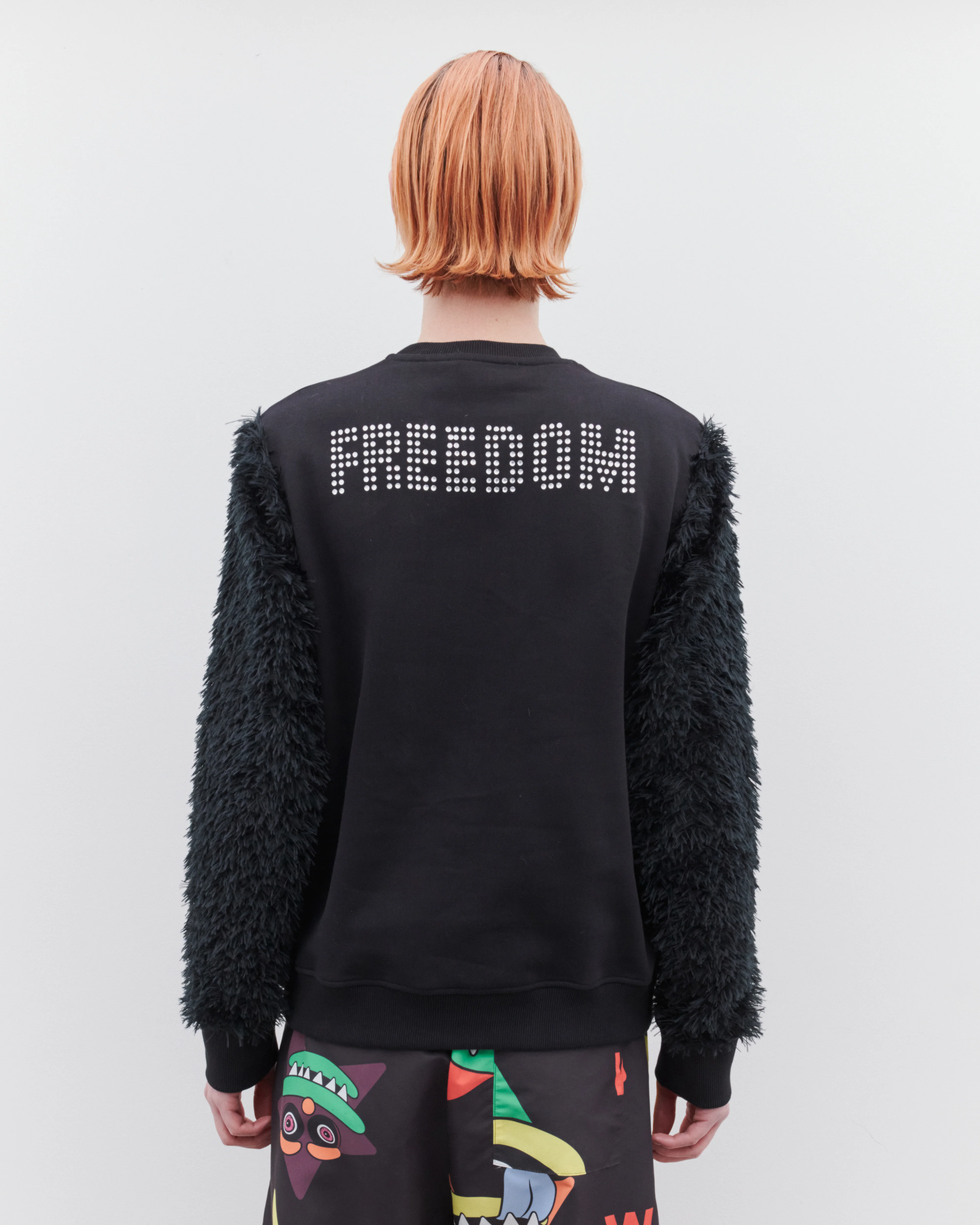 Walter Van Beirendonck - DSM Exclusive Freedom Sweater - (Black) - Image 4