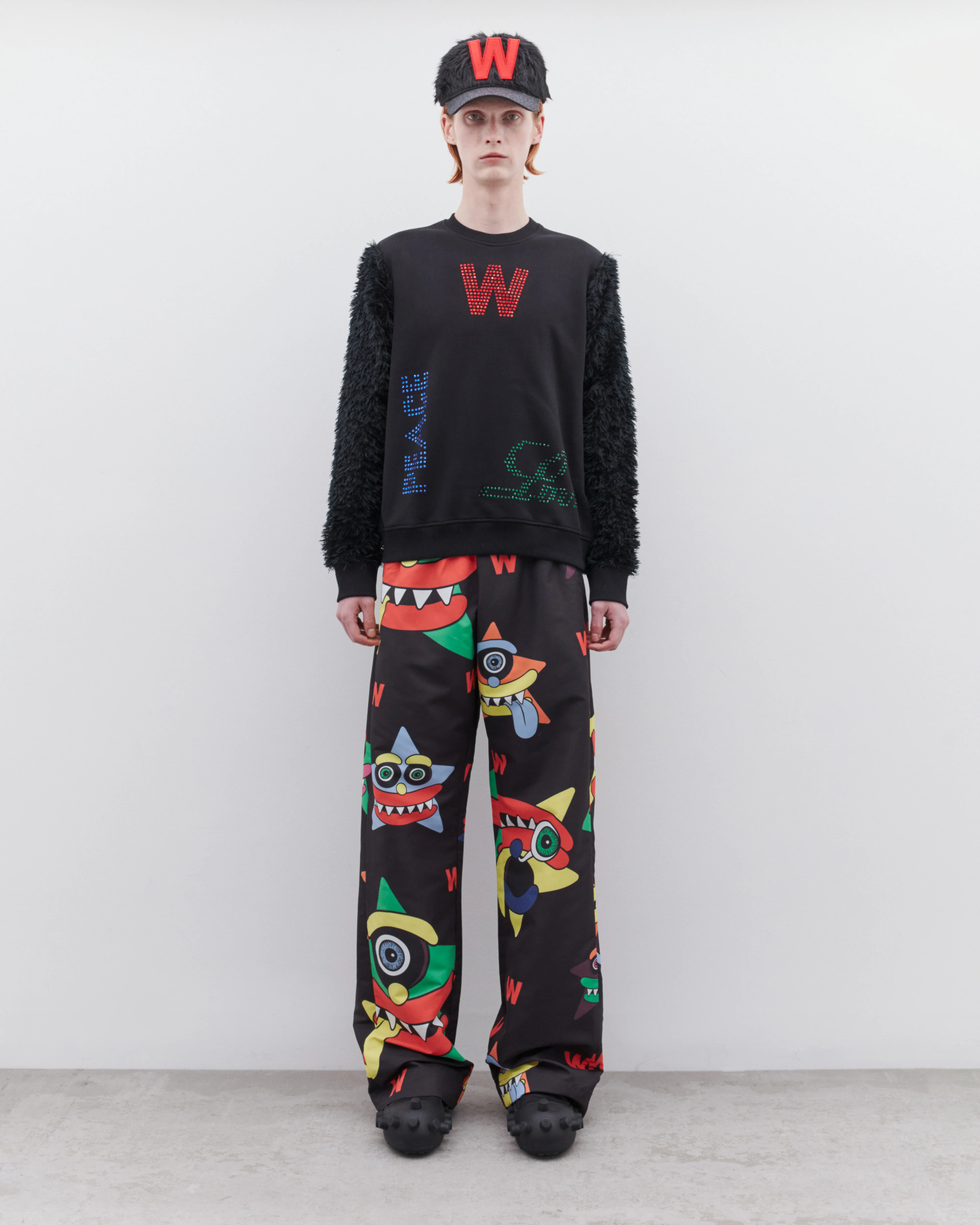 Walter Van Beirendonck - DSM Exclusive Freedom Sweater - (Black) - Image 5