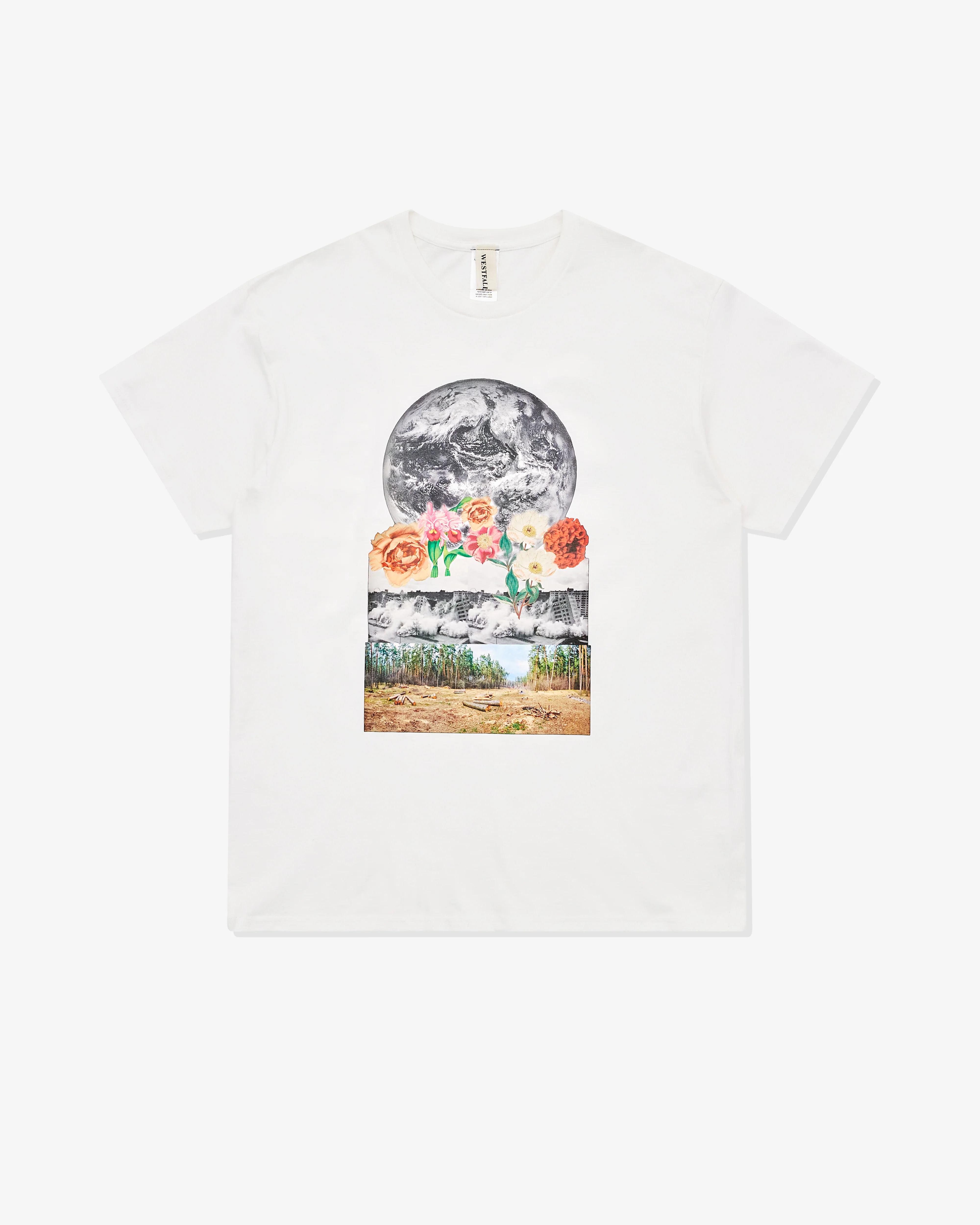 Westfall - Men’s Earth T-Shirt - (White)